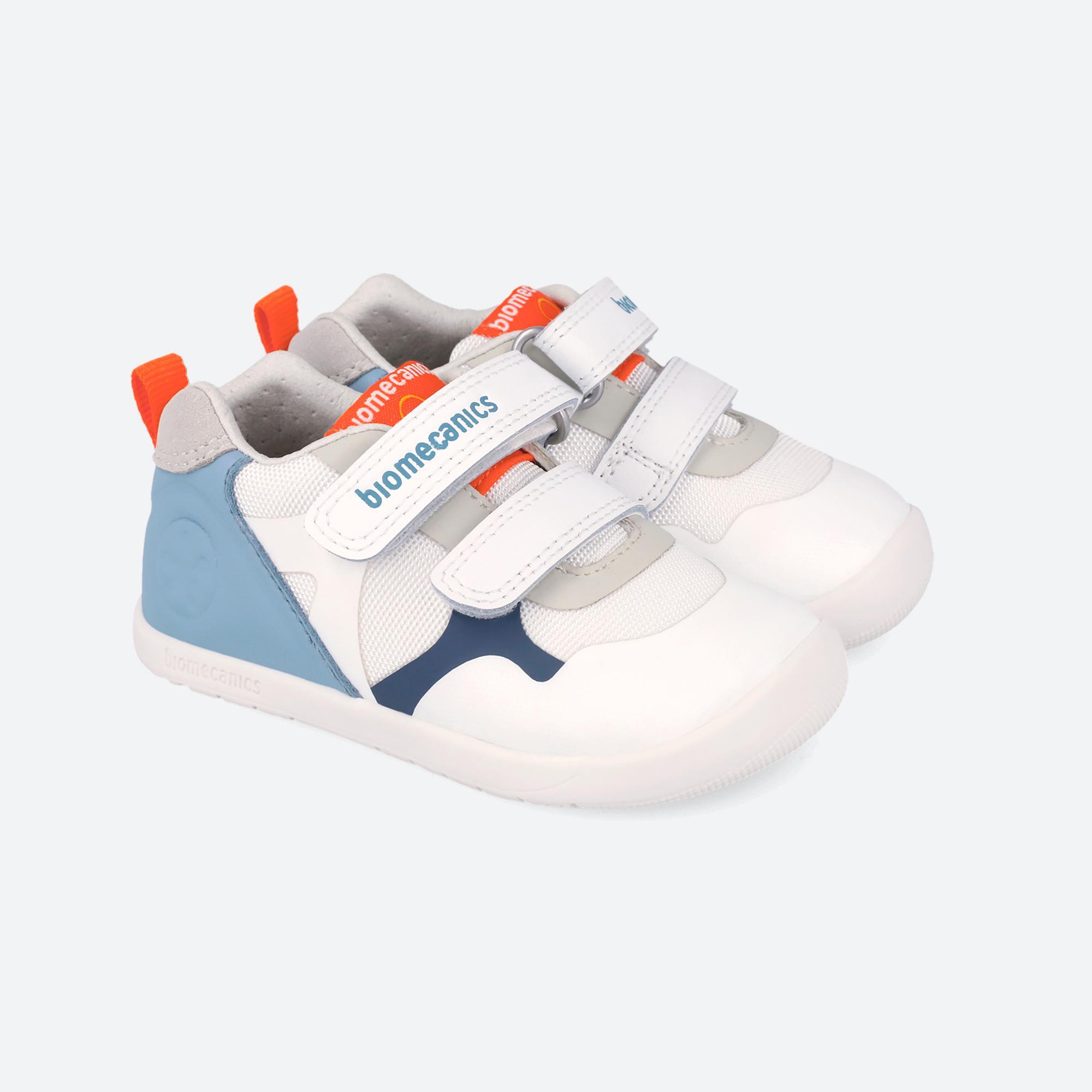 Sapatilhas Barefoot Bebé Biomecanics 262165b Celestes com Velcro 2/7