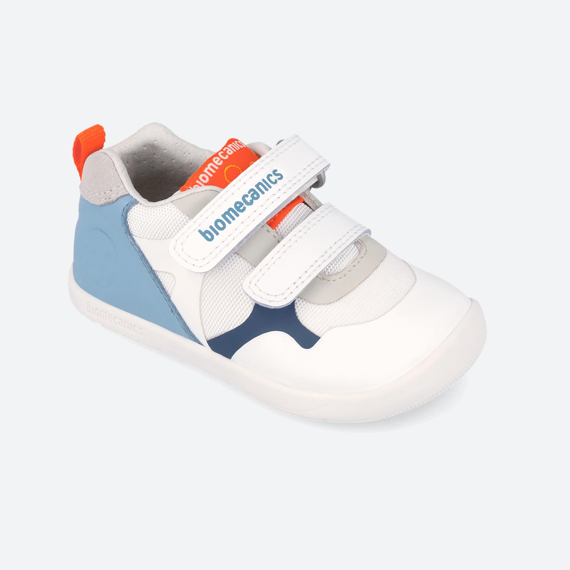 Sapatilhas Barefoot Bebé Biomecanics 262165b Celestes com Velcro 4/7
