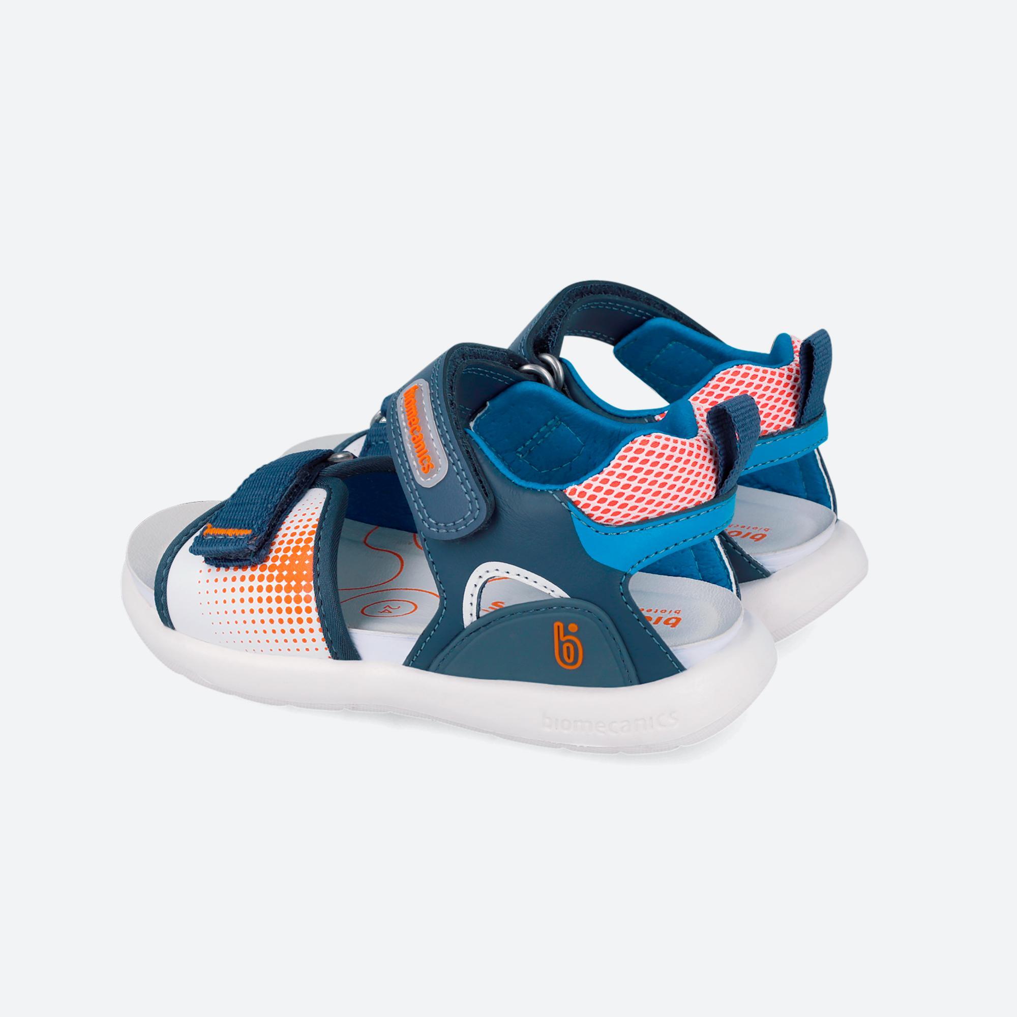 Sandalias Niño Biomecanics 262236A Azules Cierre Adherente 3/6