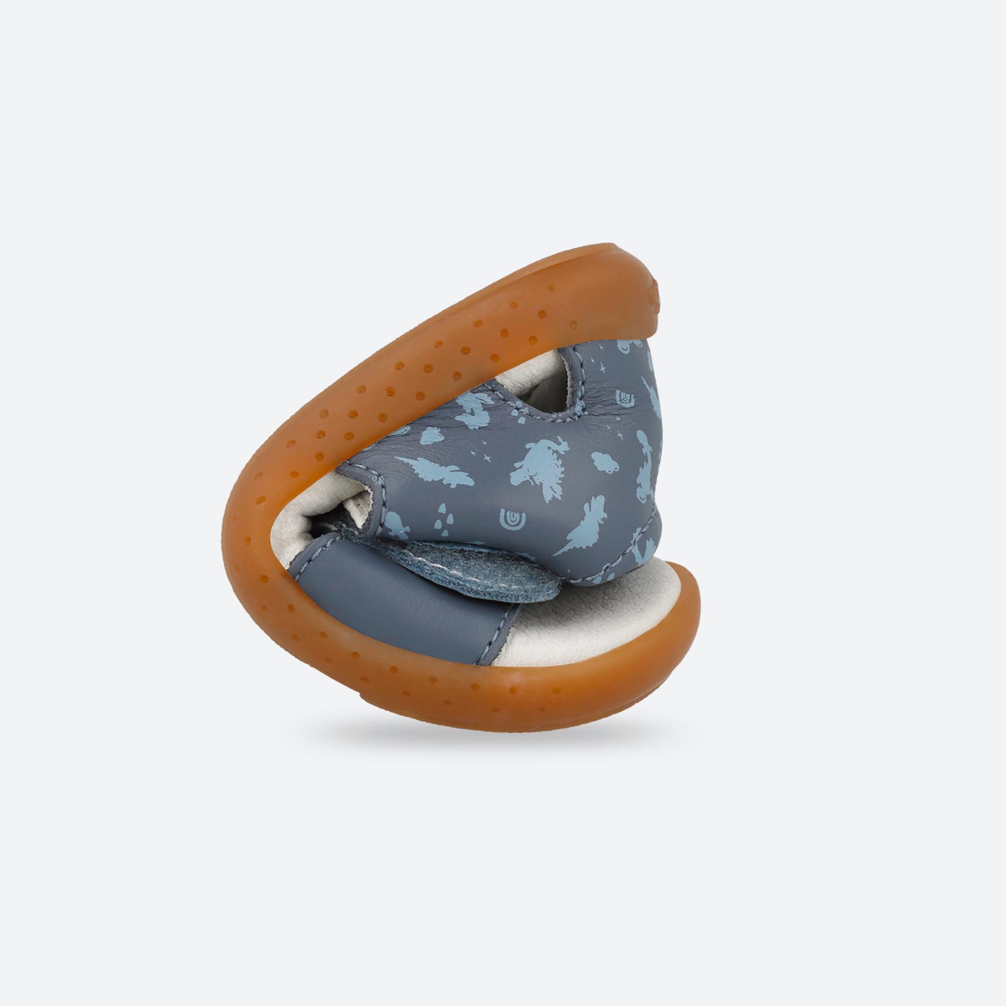Sandálias Barefoot Bebé Garvalín 262330a em Azul com Velcro 3/7