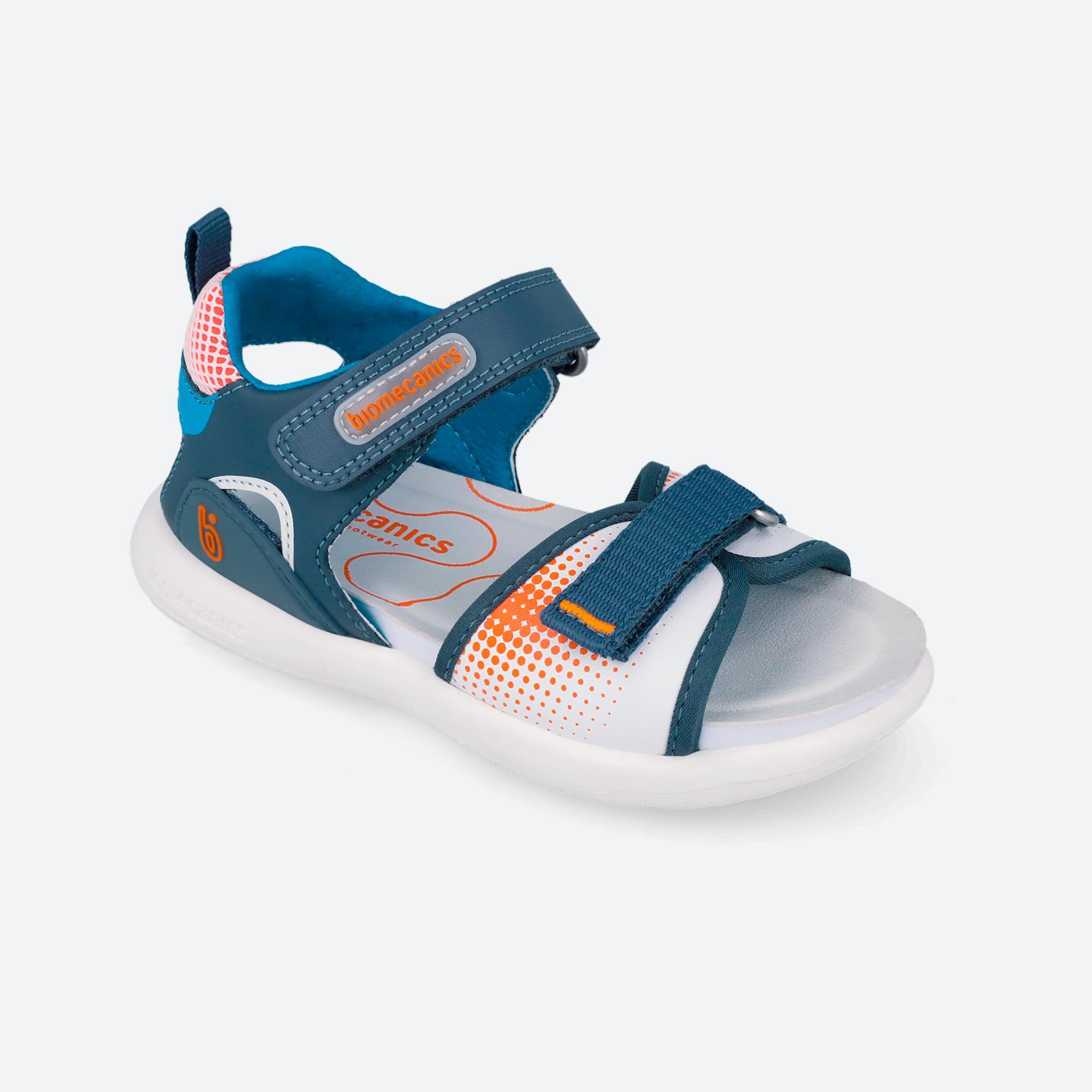 Sandalias Niño Biomecanics 262236A Azules Cierre Adherente 4/6