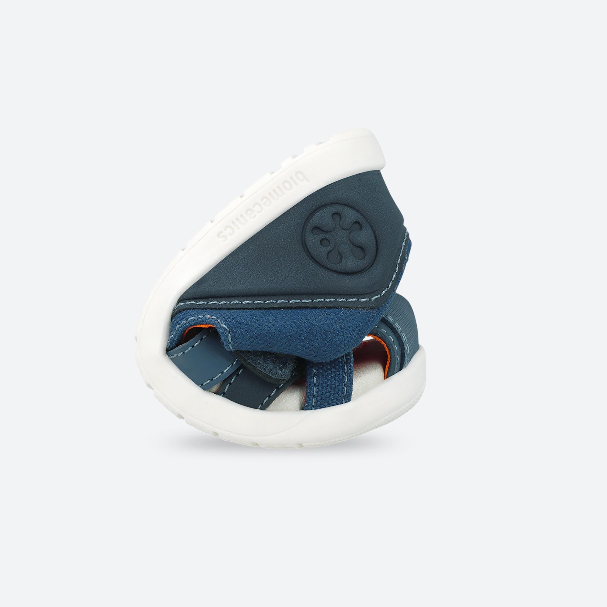 Sandálias Barefoot Bebé Biomecanics 262168a Azuis com Velcro 3/6
