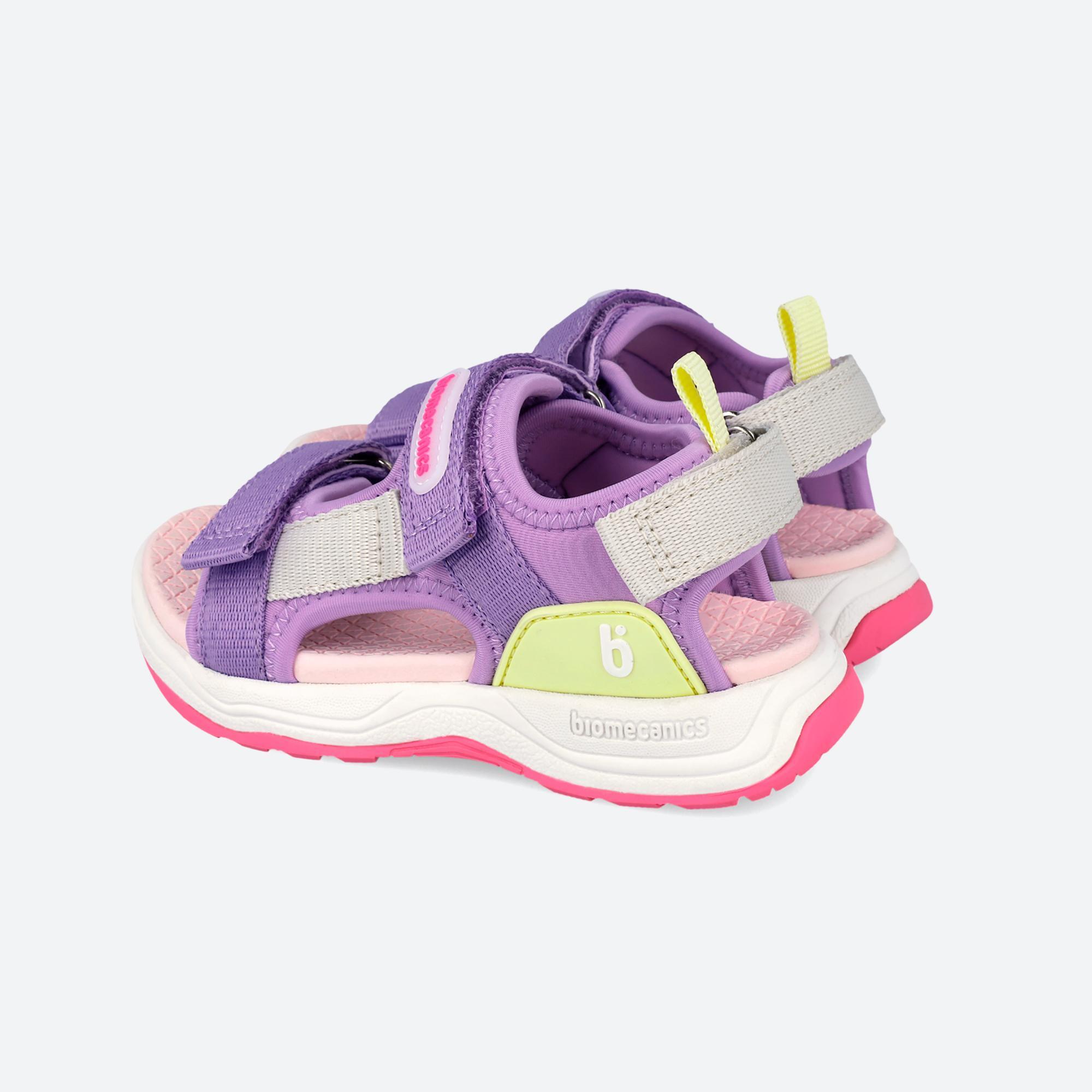 Sandálias Menina Biomecanics 262242d Lilás com Velcro 3/6