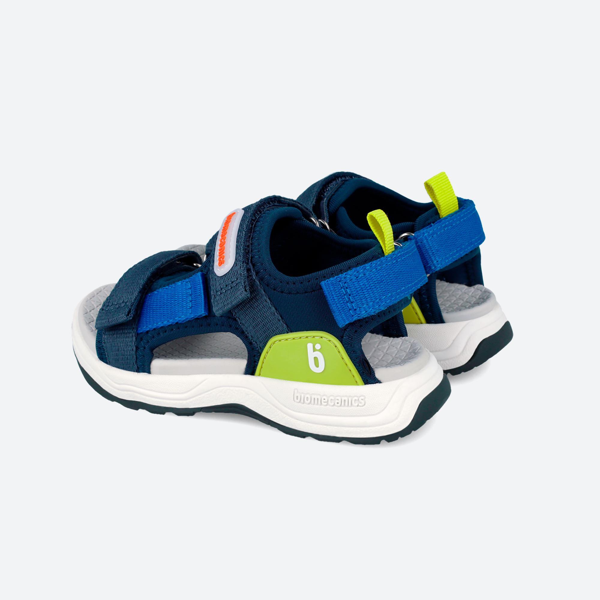 Sandálias Menino Biomecanics 262242a em Azul com Velcro 3/6