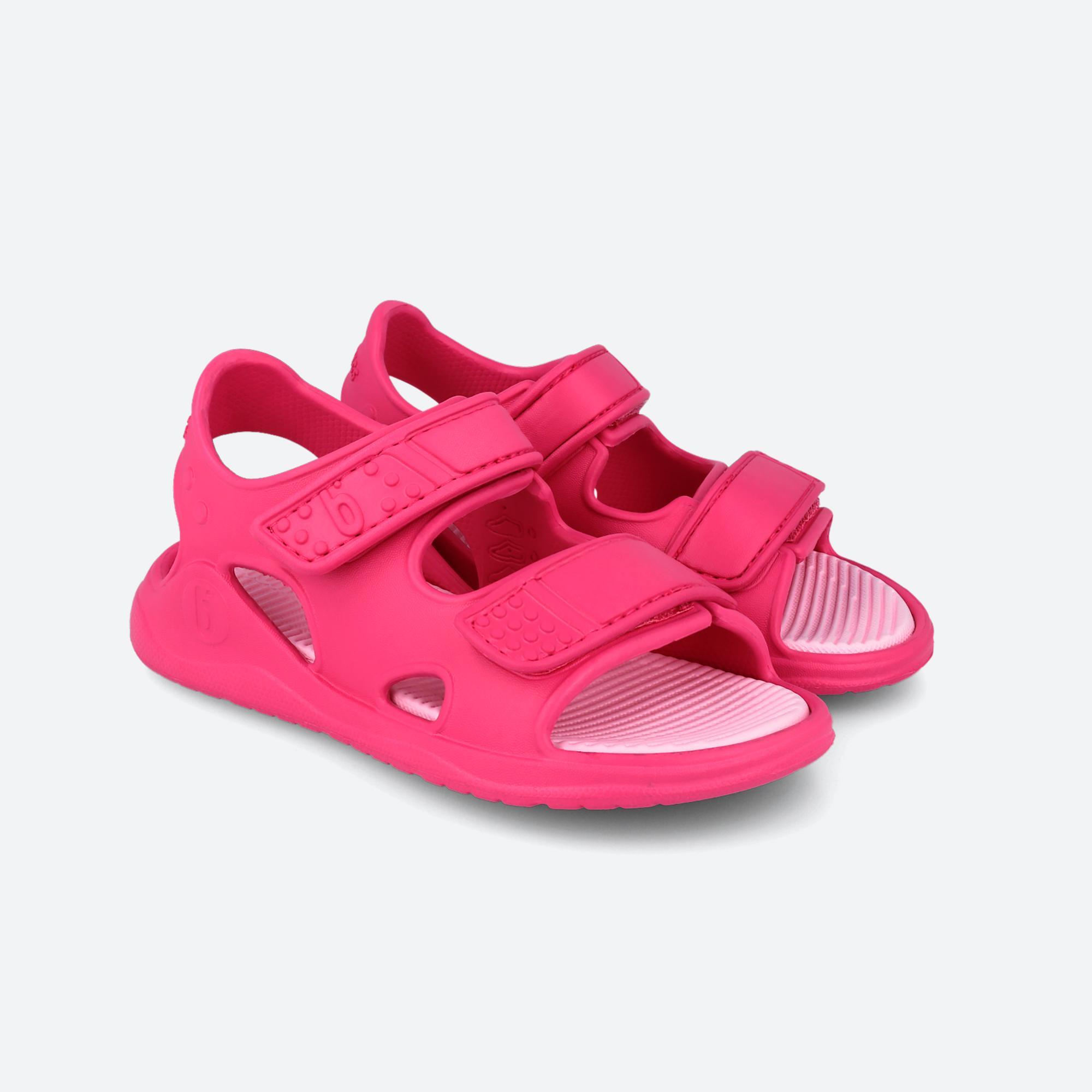 Sandalias Niña Biomecanics 262295D Fucia Cierre Adherente 2/6