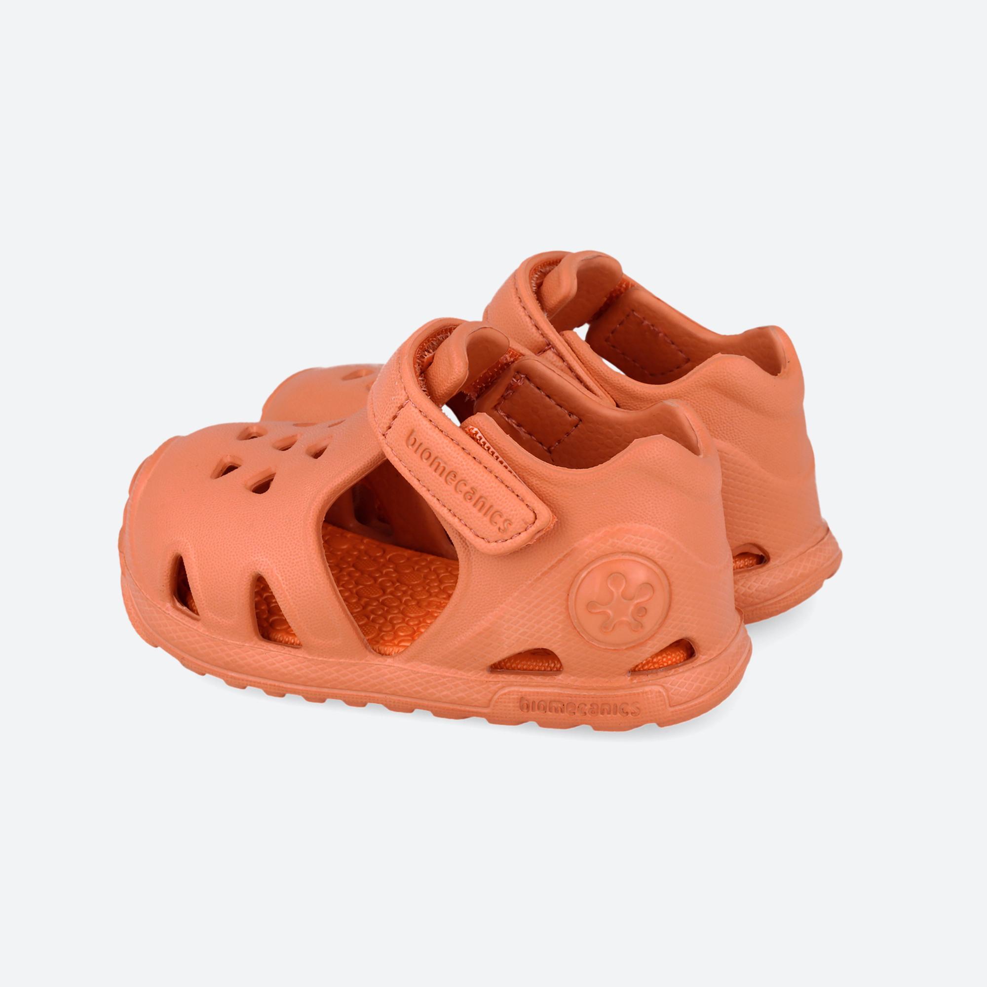 Sandálias Bebé Biomecanics 262290d Laranja com Velcro 3/6