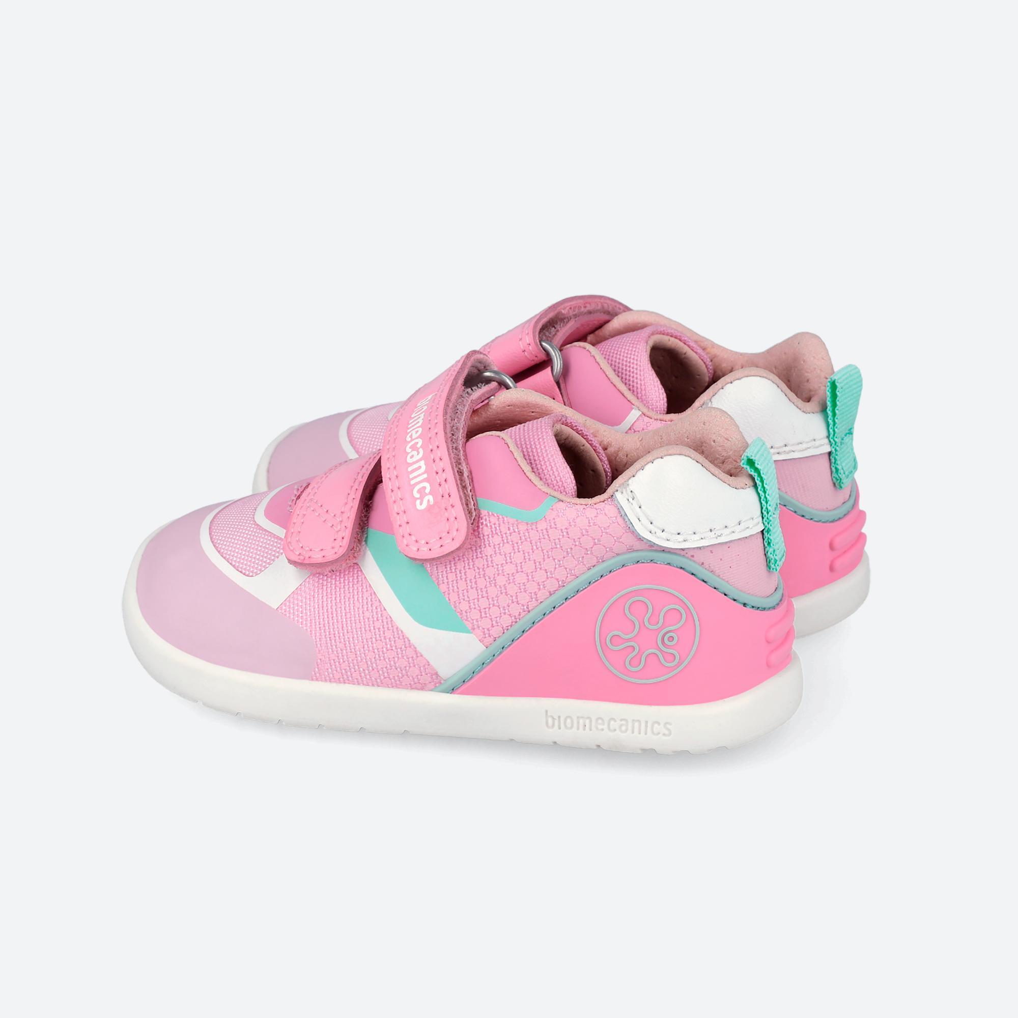 Zapatillas Barefoot Niña Biomecanics 262159C Rosas Cierre Adherente 5/7