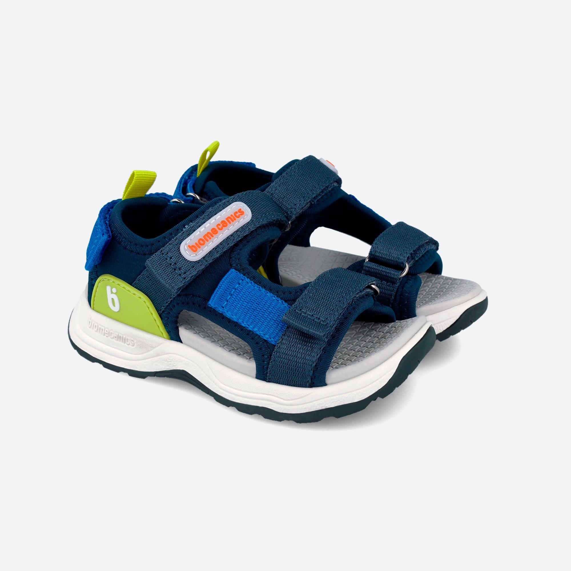 Sandálias Menino Biomecanics 262242a em Azul com Velcro 2/6