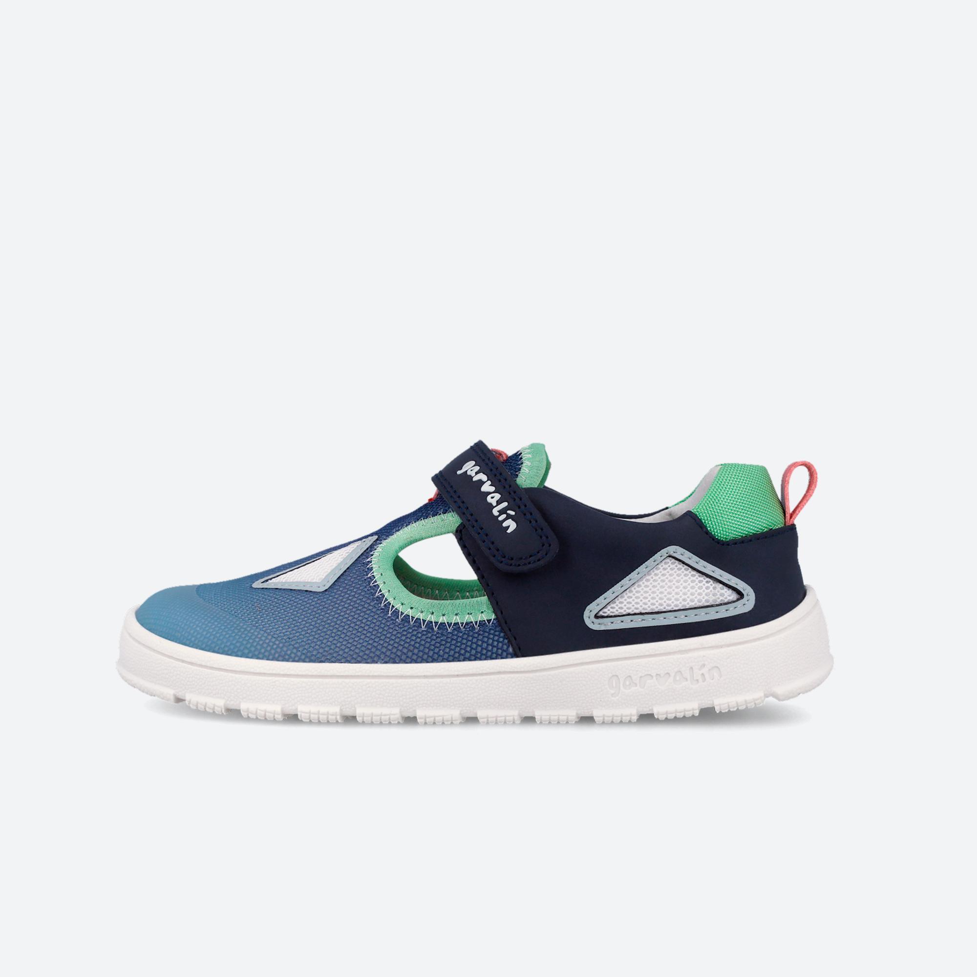 Sapatilhas Barefoot Menino Garvalín 262383a Celestes com Velcro 6/7