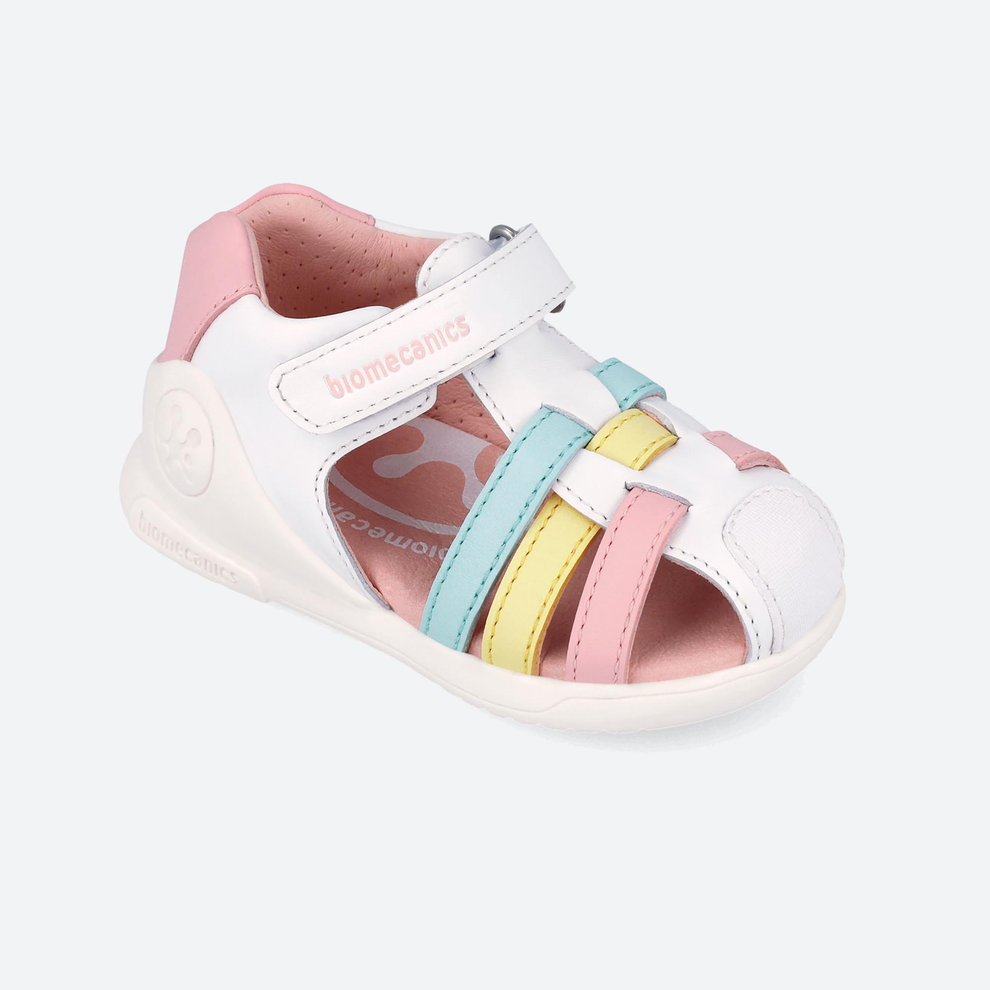 Sandalias Primeros pasos Bebé Biomecanics 262150B Multicolor Cierre Adherente 4/6