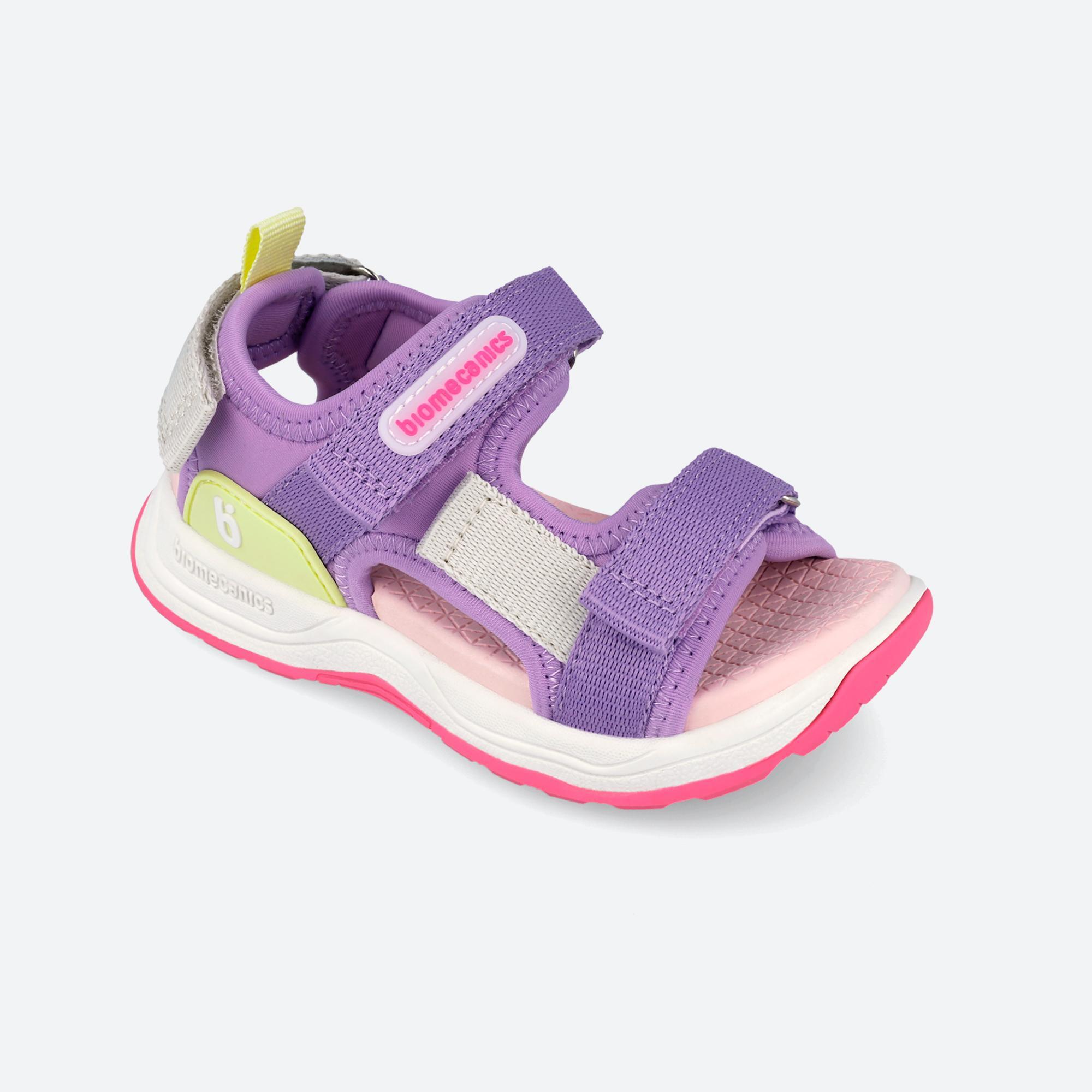 Sandálias Menina Biomecanics 262242d Lilás com Velcro 4/6
