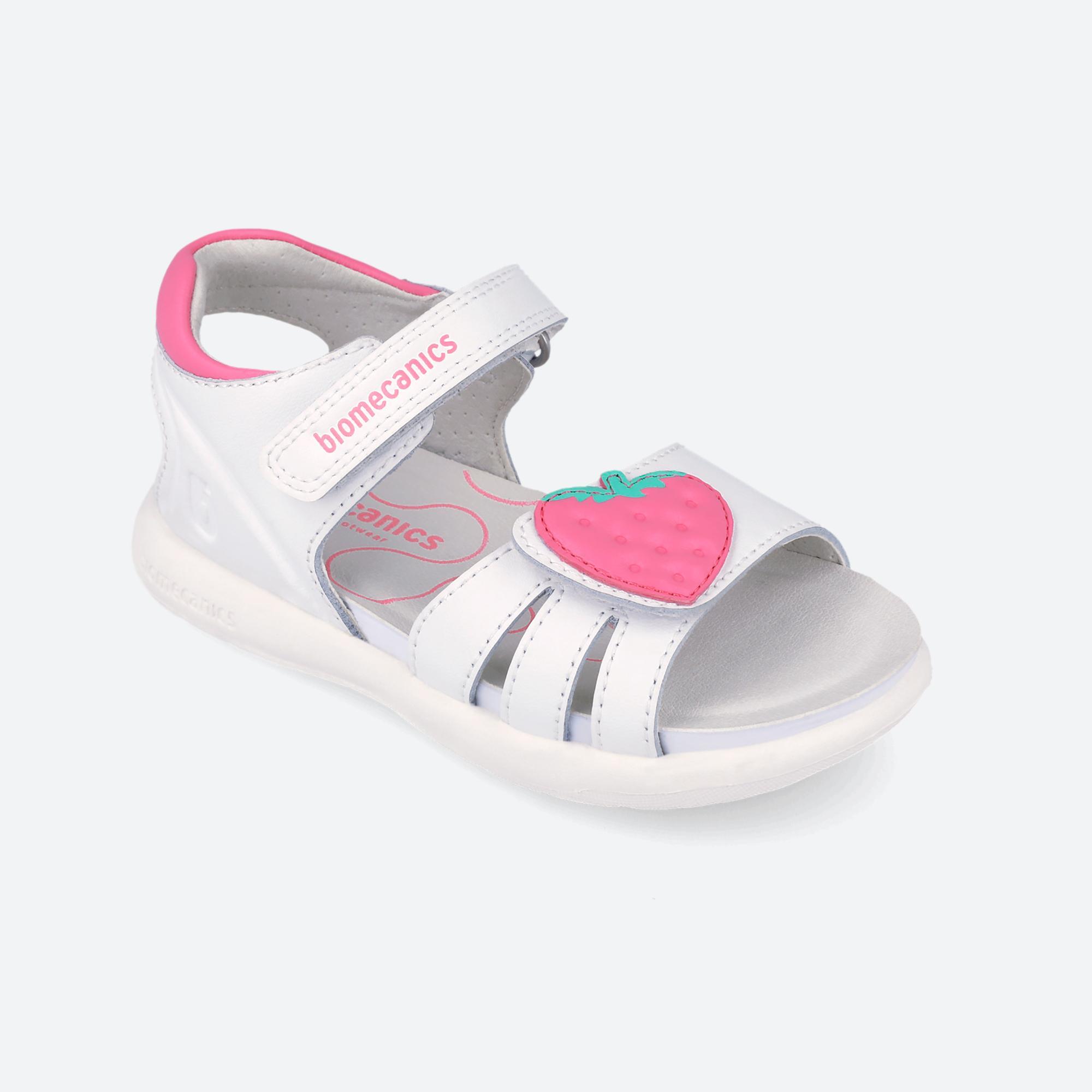 Sandalias Niña Biomecanics 262204A Blancas Cierre Adherente 4/6