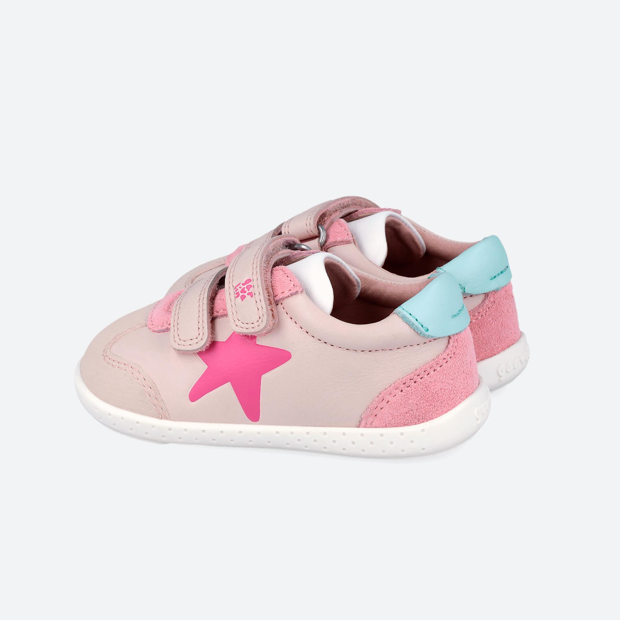 Sapatilhas Bebé Garvalín 262320d em Rosa com Velcro 5/7