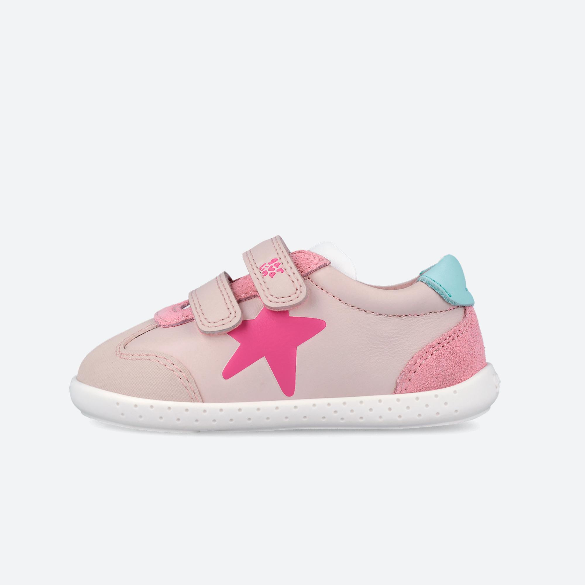 Sapatilhas Bebé Garvalín 262320d em Rosa com Velcro 6/7