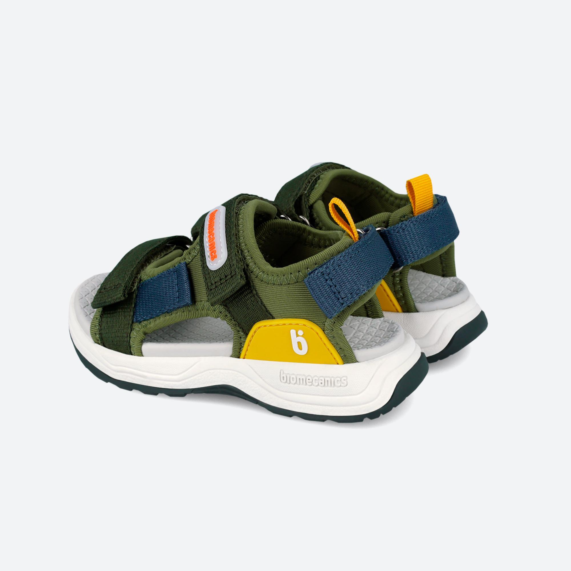 Sandálias Menino Biomecanics 262242b Verdes com Velcro 3/6