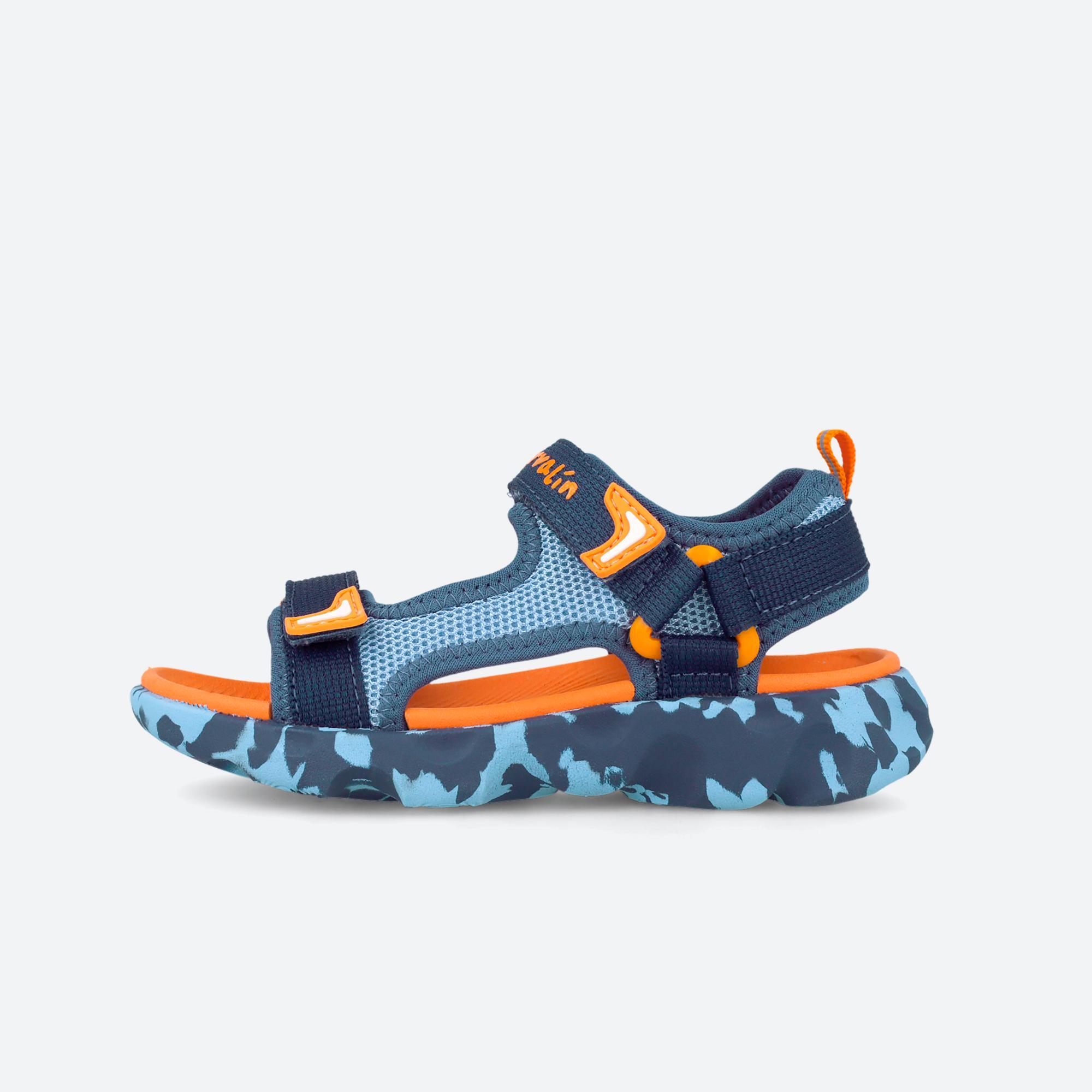 Sandálias Menino Garvalín 262770b em Azul com Velcro 5/6