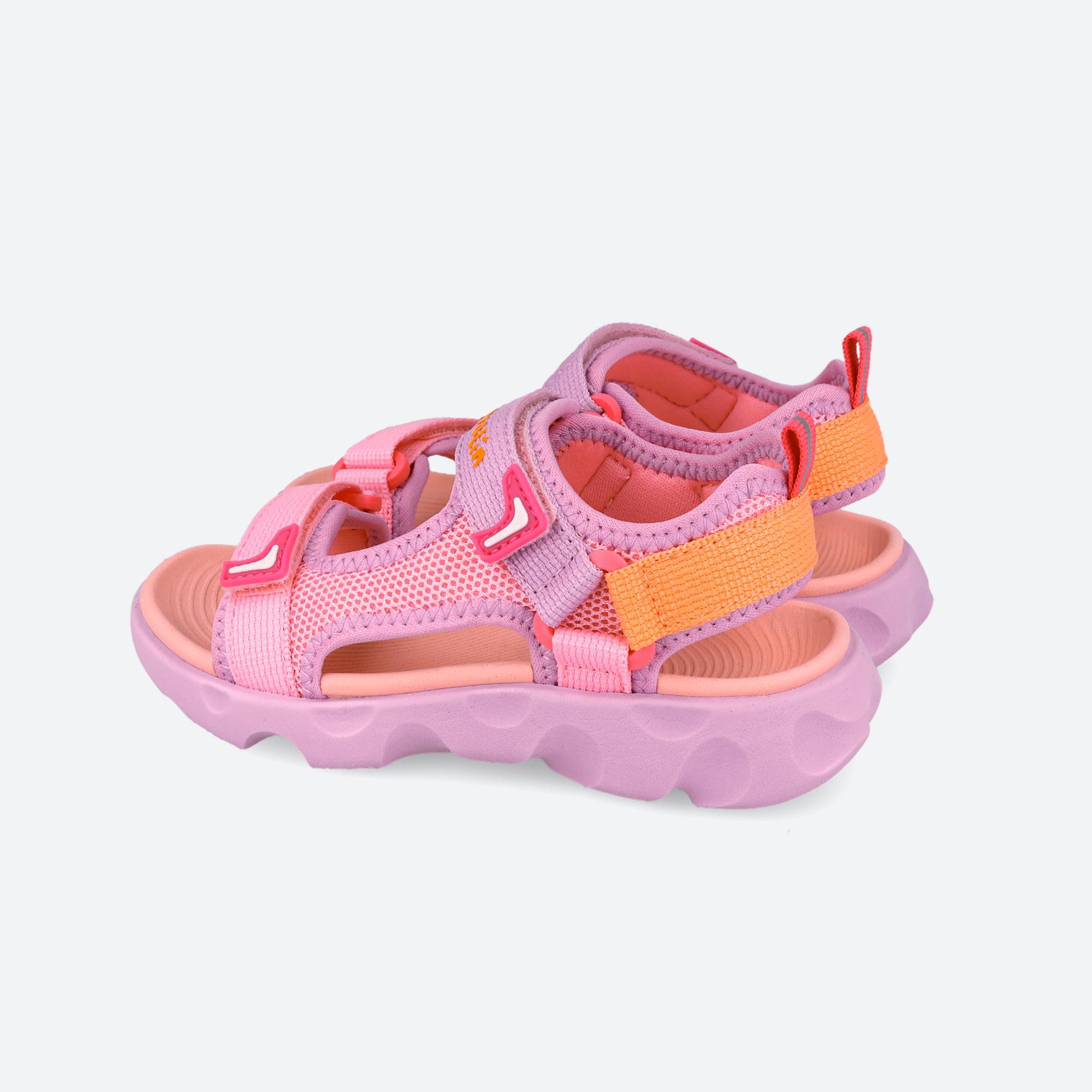 Sandalias Niña Garvalín 262770D Rosas Cierre Adherente 3/6