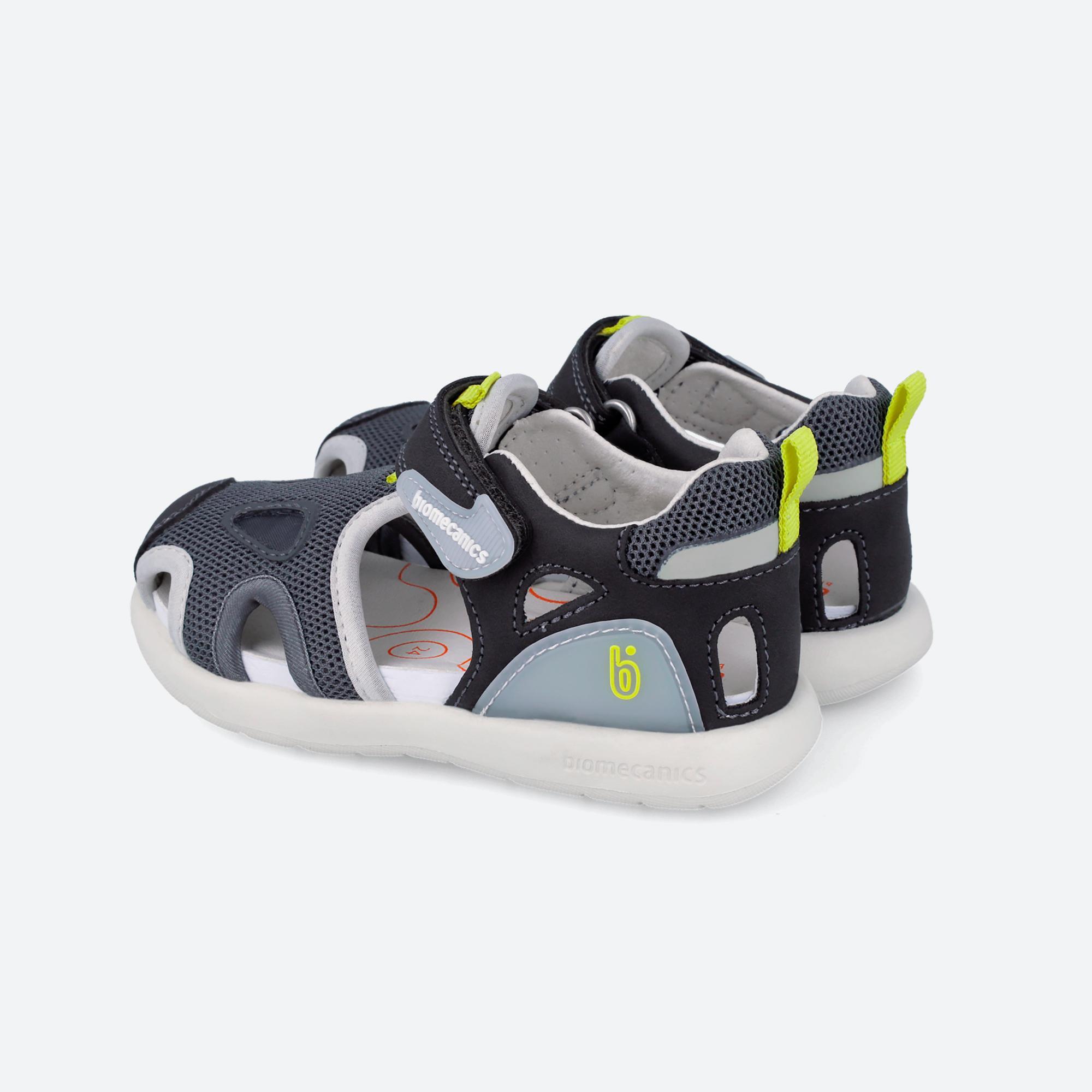 Sandálias Menino Biomecanics 262232b Cinzento com Velcro 3/6