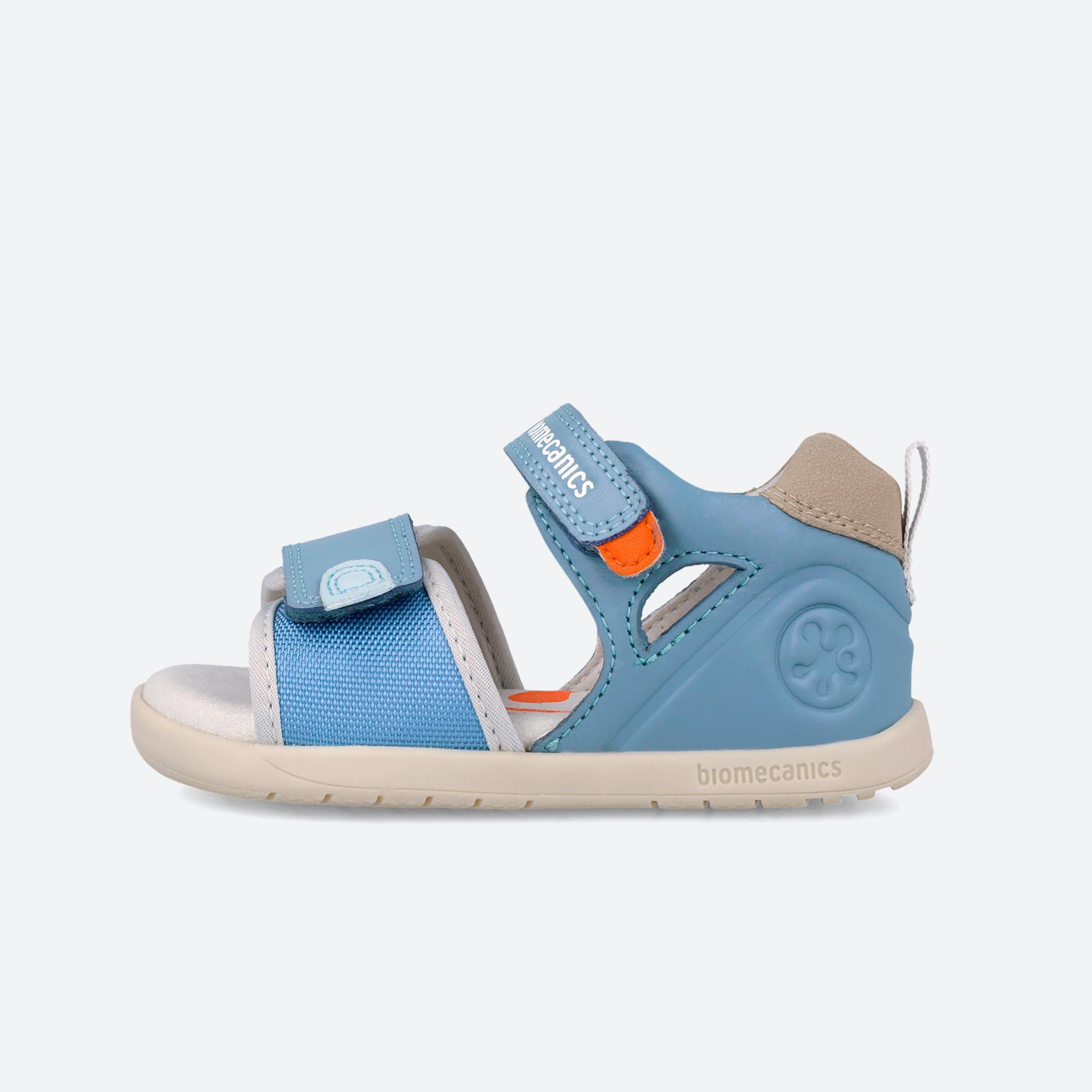Sandálias Barefoot Bebé Biomecanics 262170b Celestes com Velcro 6/7