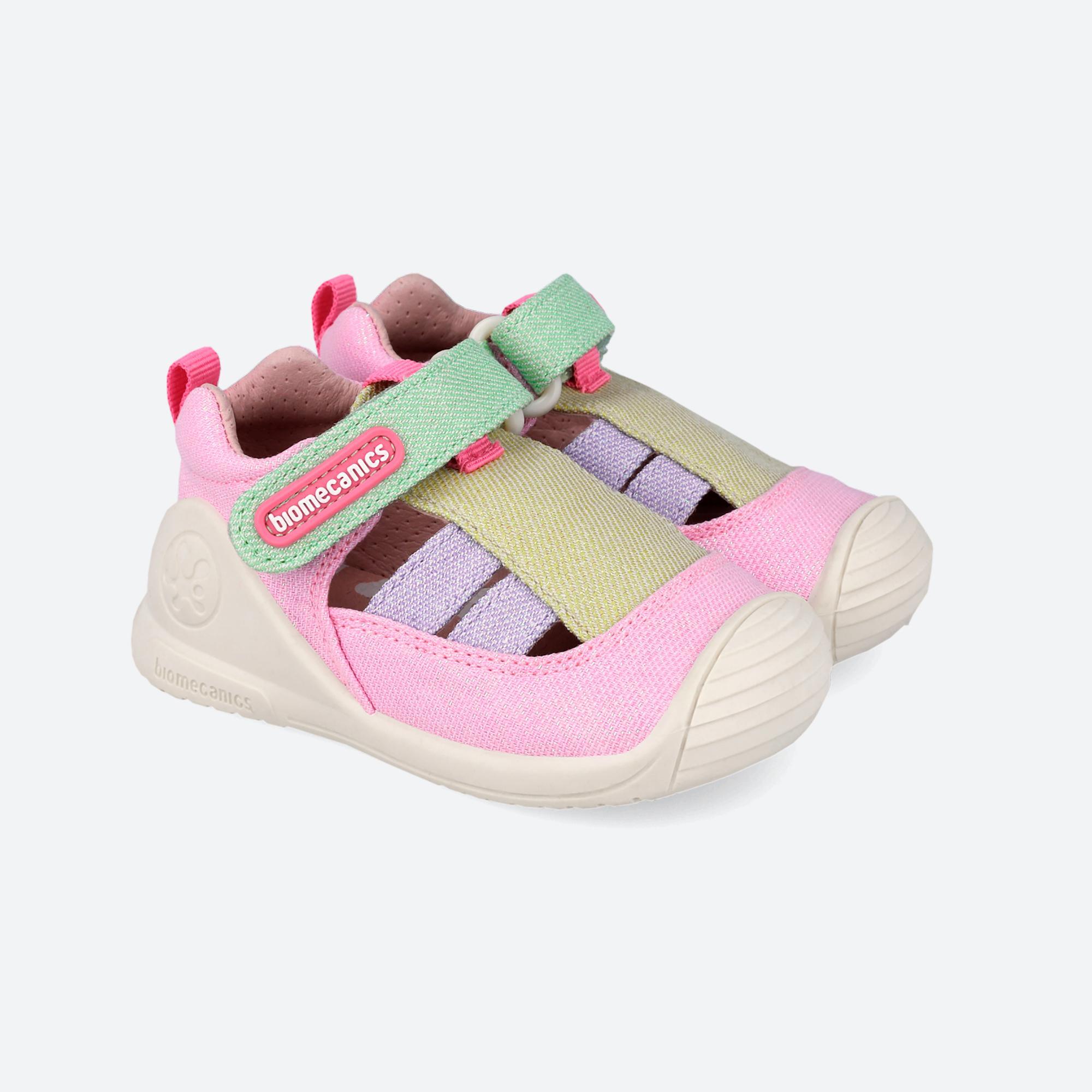 Sandálias Primeiros Passos Bebé Biomecanics 262179c Multicolor com Velcro 2/6