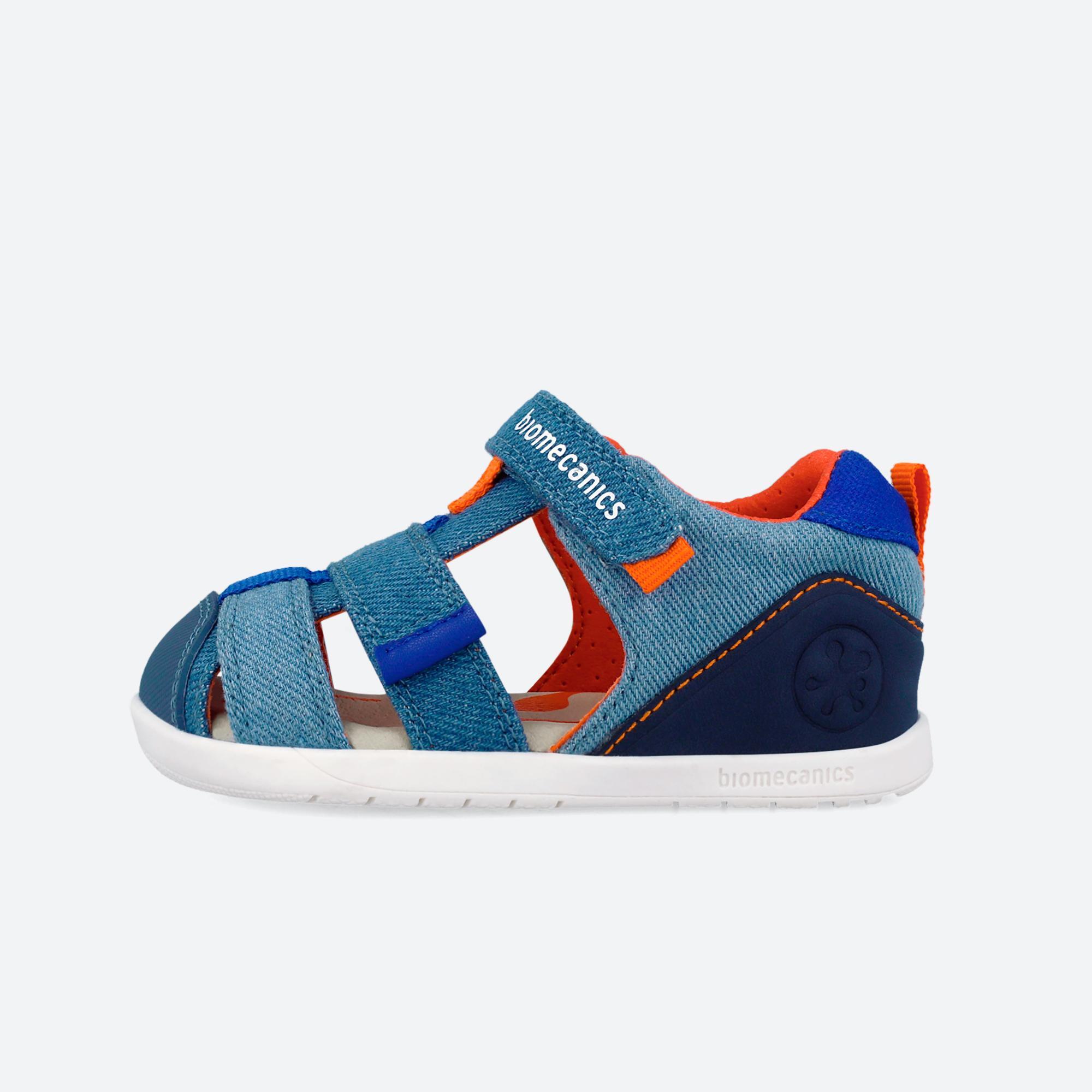 Sandálias Barefoot Bebé Biomecanics 262199a Índigo/azul com Velcro 6/7