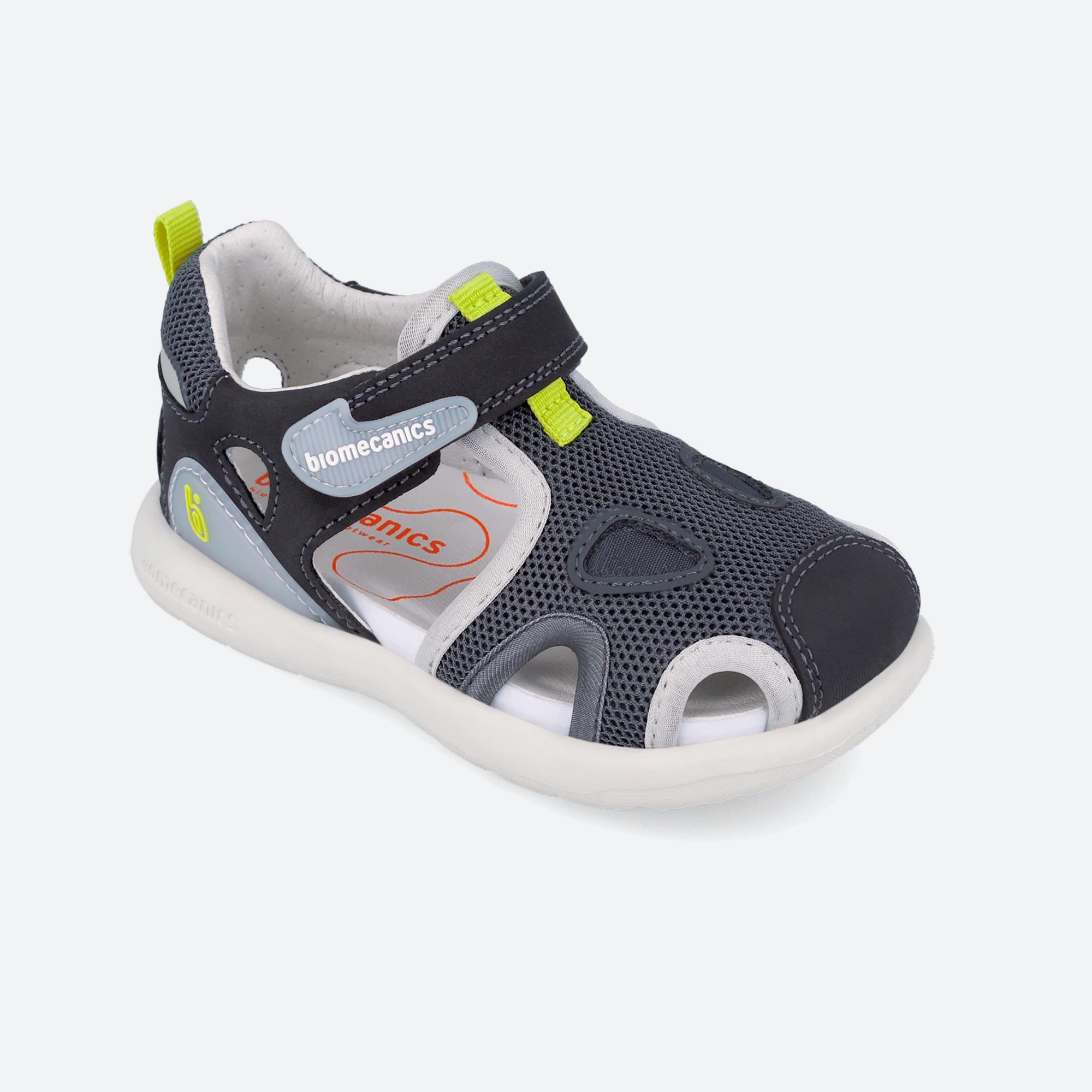 Sandálias Menino Biomecanics 262232b Cinzento com Velcro 4/6