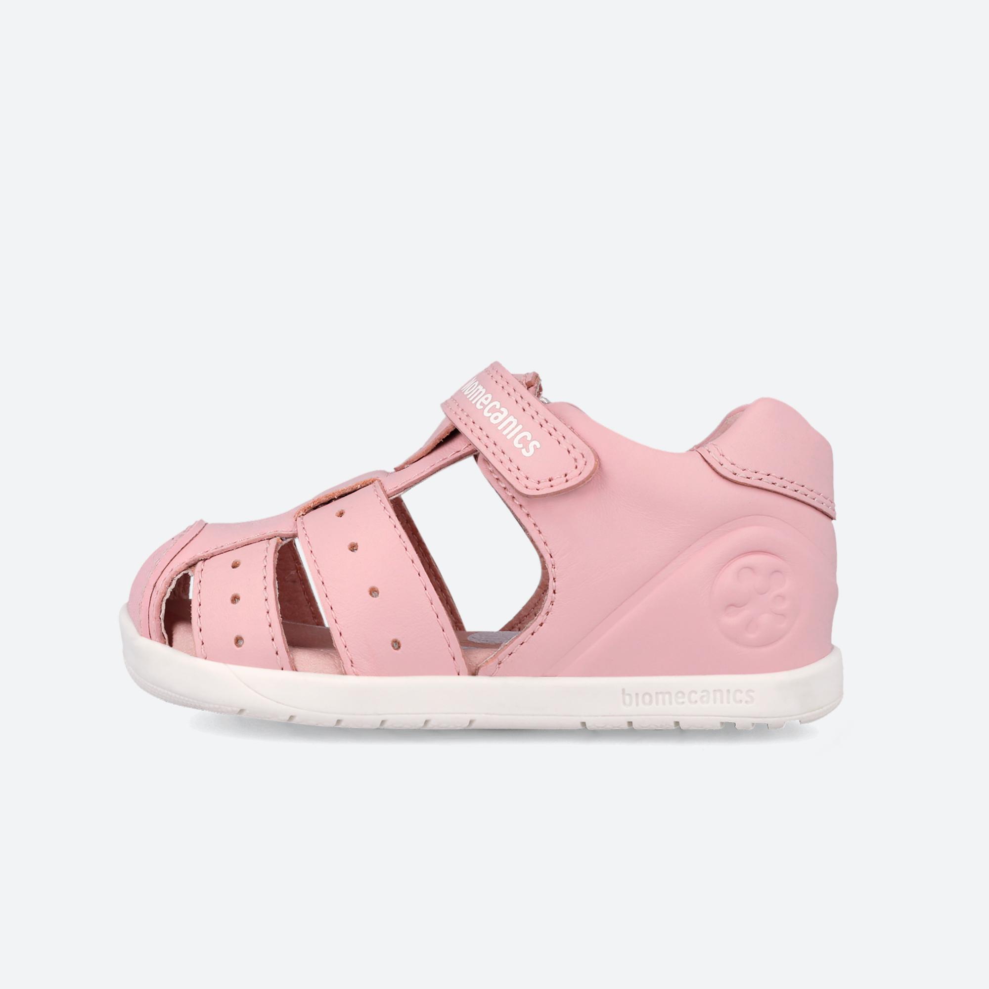 Sandalias Barefoot Bebé Biomecanics 262164B Rosas Cierre Adherente 6/7
