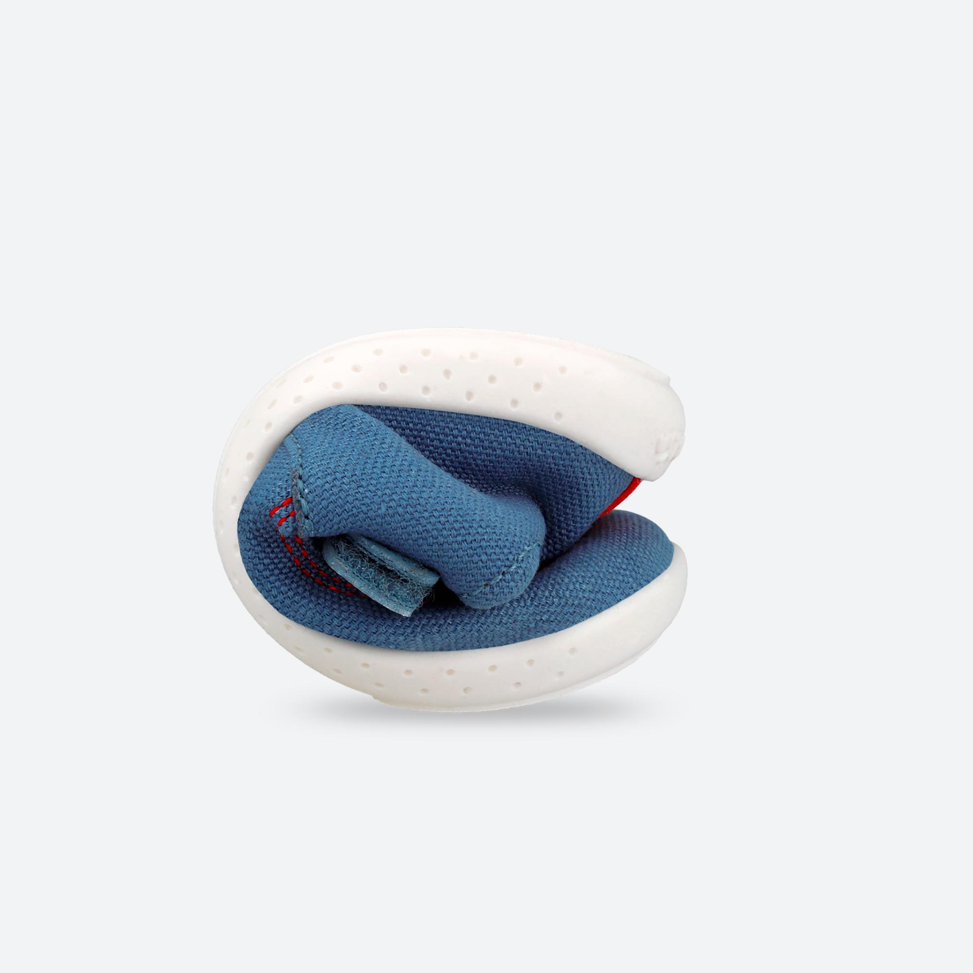 Sandálias Barefoot Bebé Garvalín 262330a em Azul com Velcro 3/7