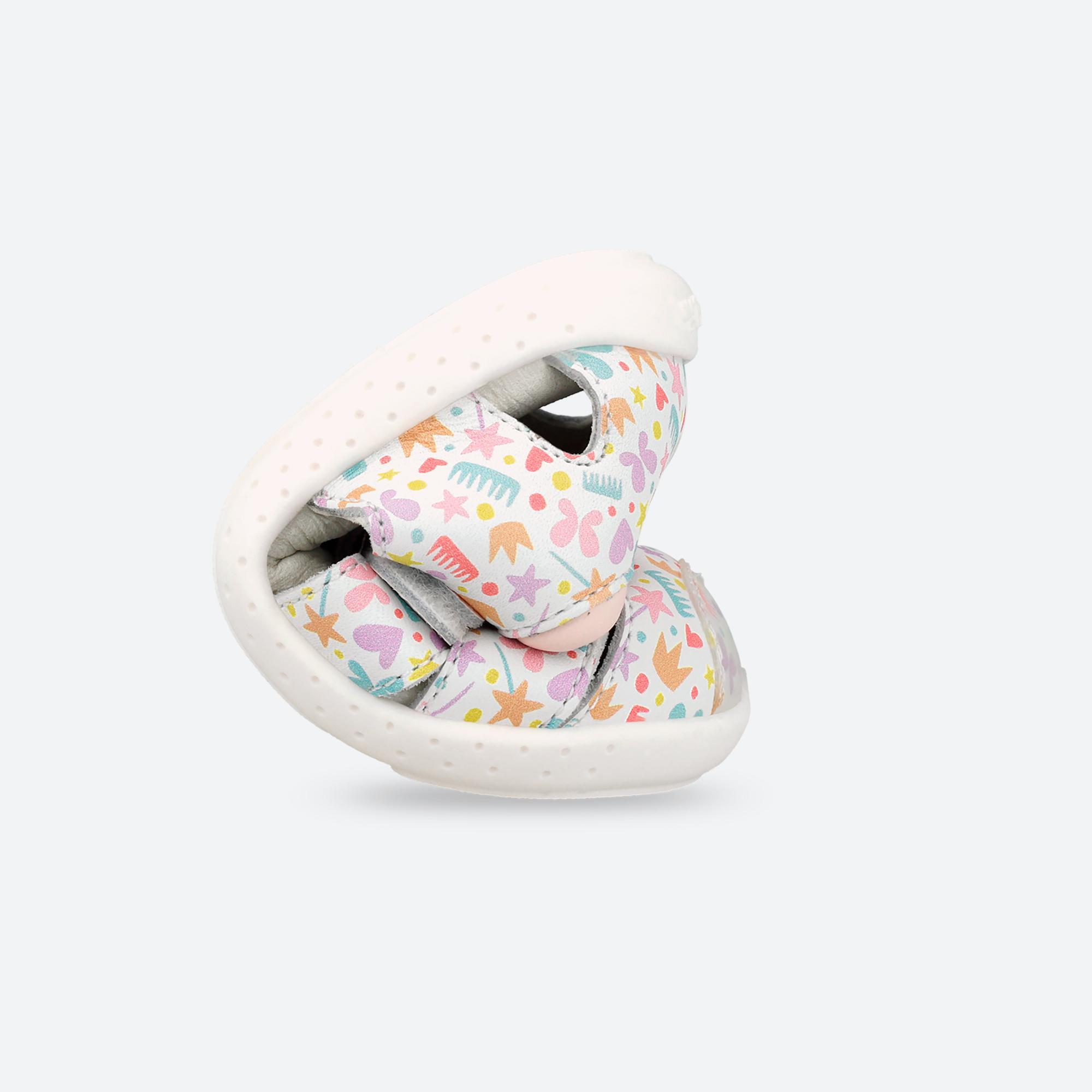 Sandálias Barefoot Bebé Garvalín 262326b Brancas com Velcro 3/7