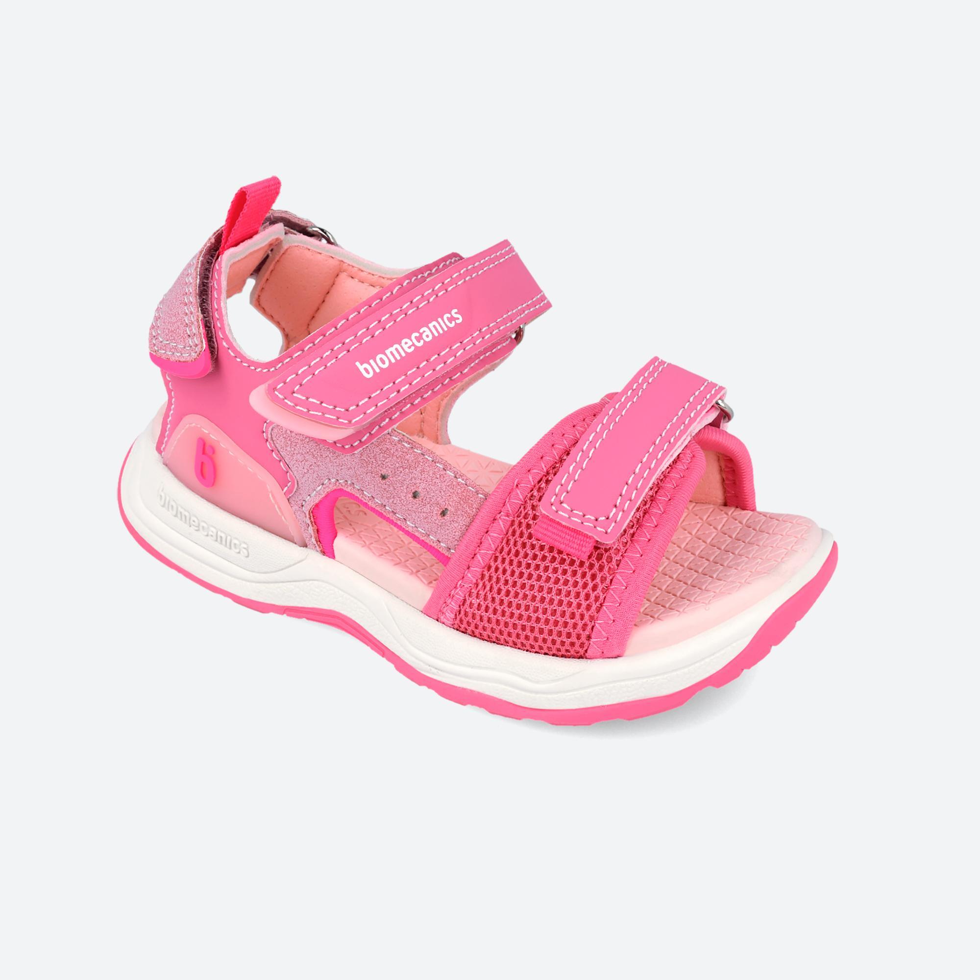 Sandálias Menina Biomecanics 262241b Fúcsia com Velcro 4/6