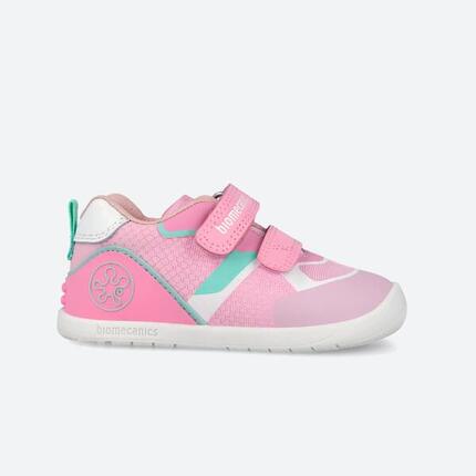 Zapatillas Barefoot Niña Biomecanics 262159C Rosas Cierre Adherente