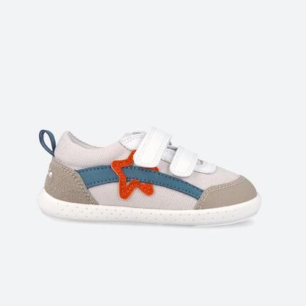 Zapatillas Barefoot Bebé Garvalín 262336D Rosas Cierre Adherente