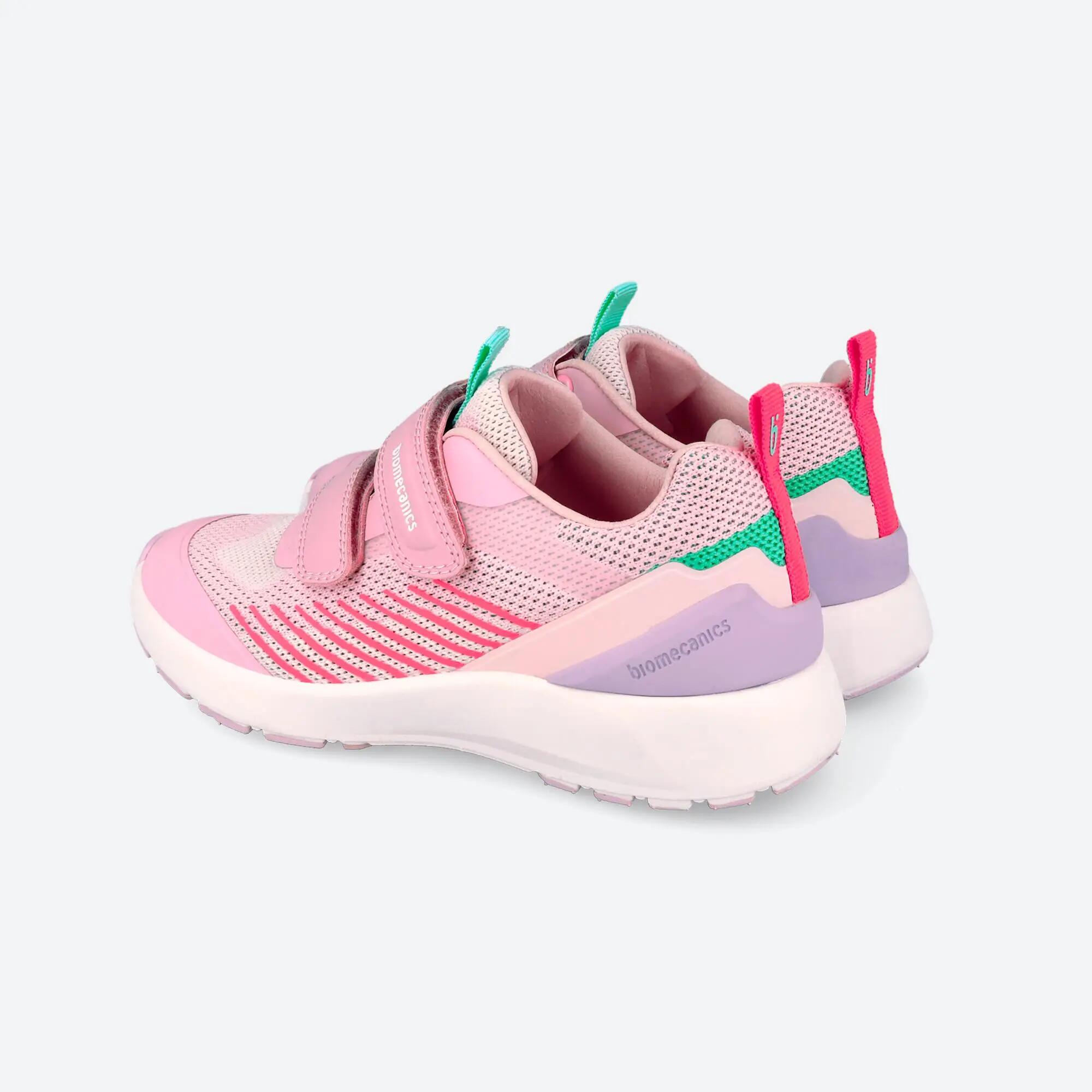 Sapatilhas Menina Biomecanics 262276b em Rosa com Velcro 3/6
