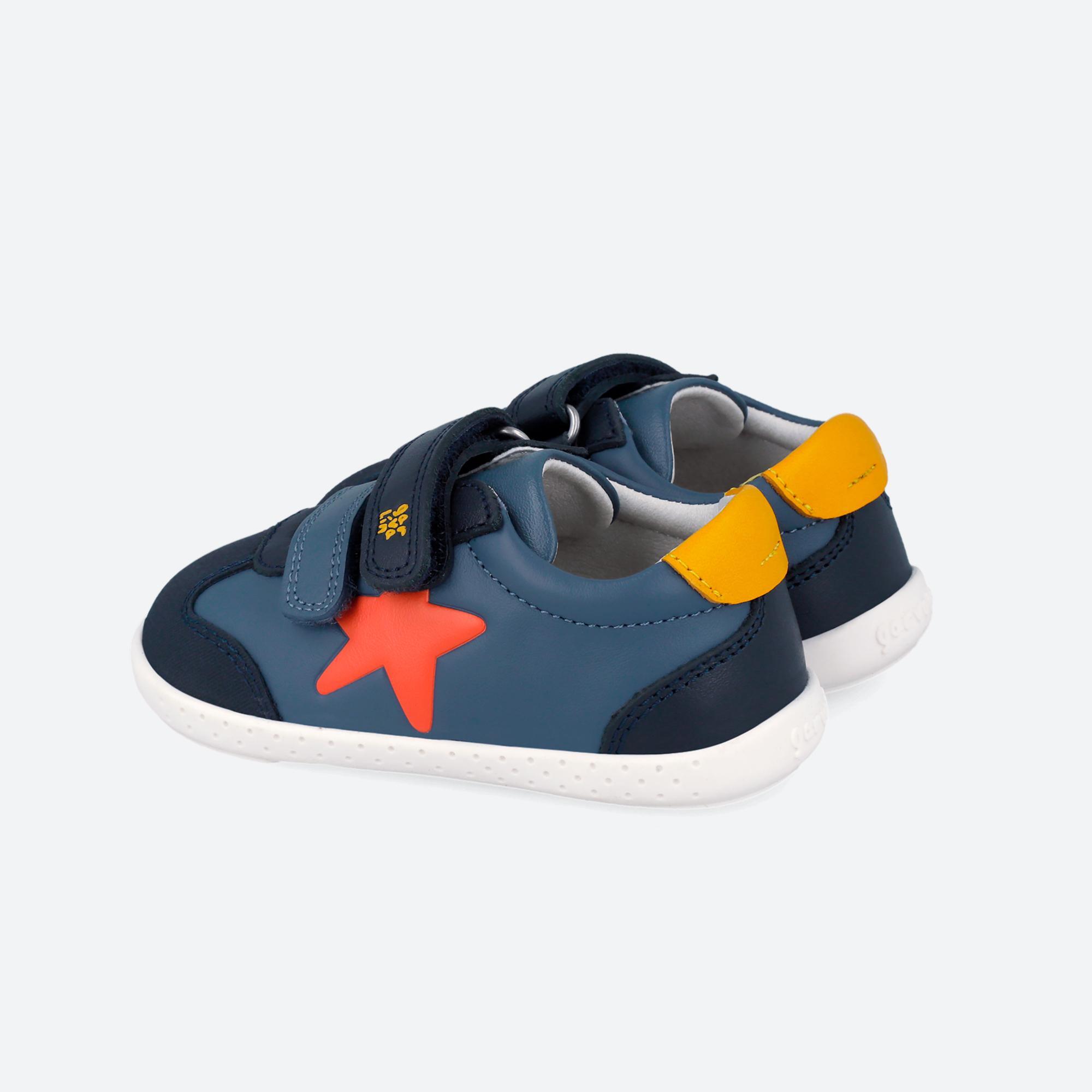 Zapatillas Bebé Garvalín 262320A Azules Cierre Adherente 5/7