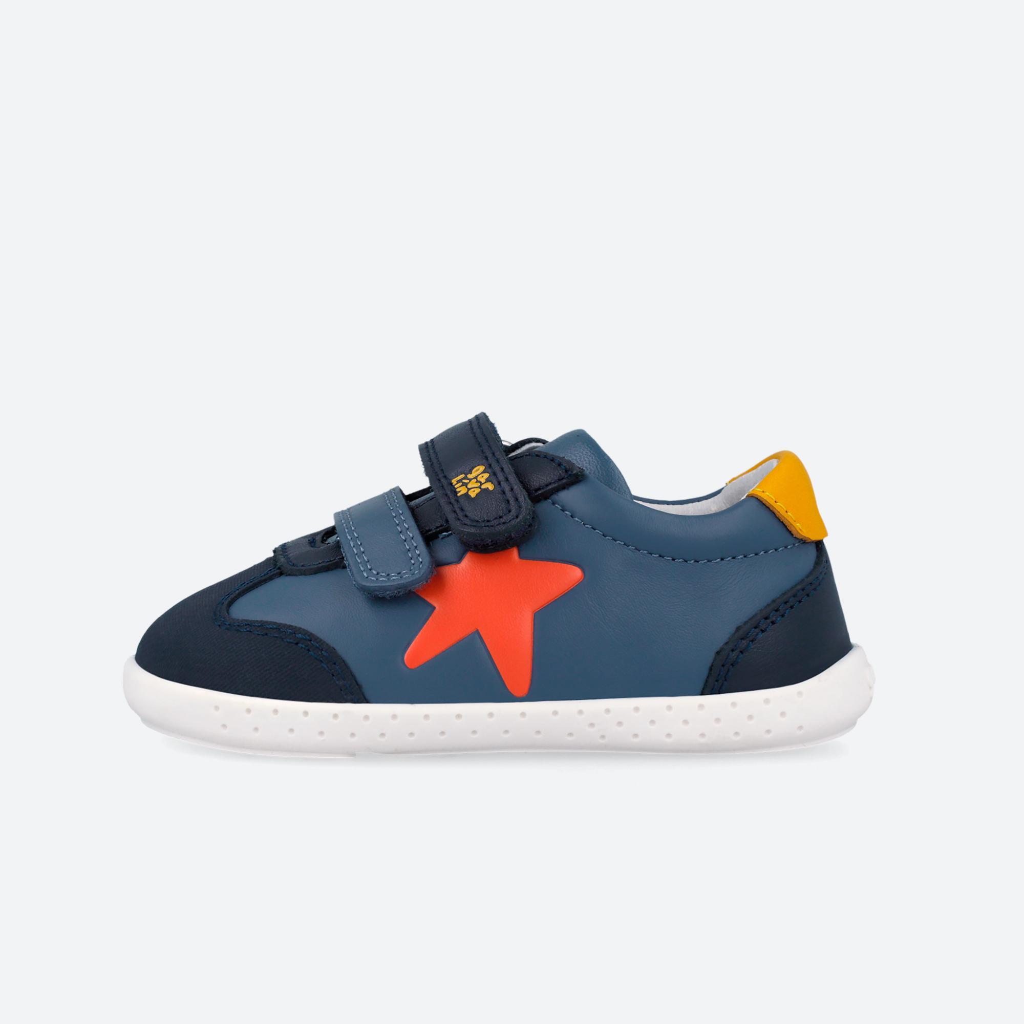 Zapatillas Bebé Garvalín 262320A Azules Cierre Adherente 6/7