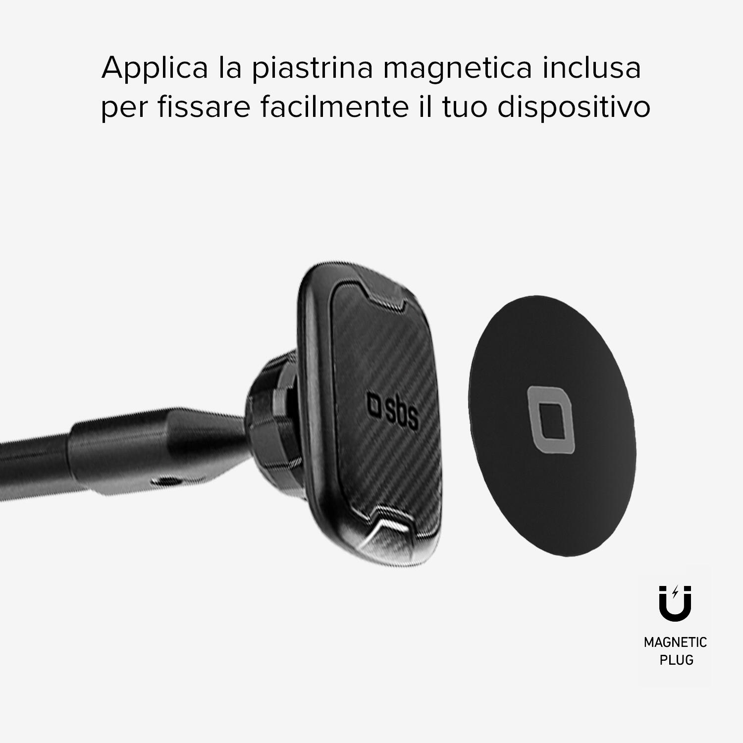 Supporto per Cellulare Magnetico per Auto, Camion, Camper con Braccio Snodabile 3/5