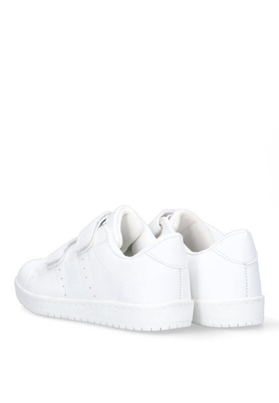 Deportivas Casual Niña Suela Plana - Modelo Rbs-599 Blanco 4/6