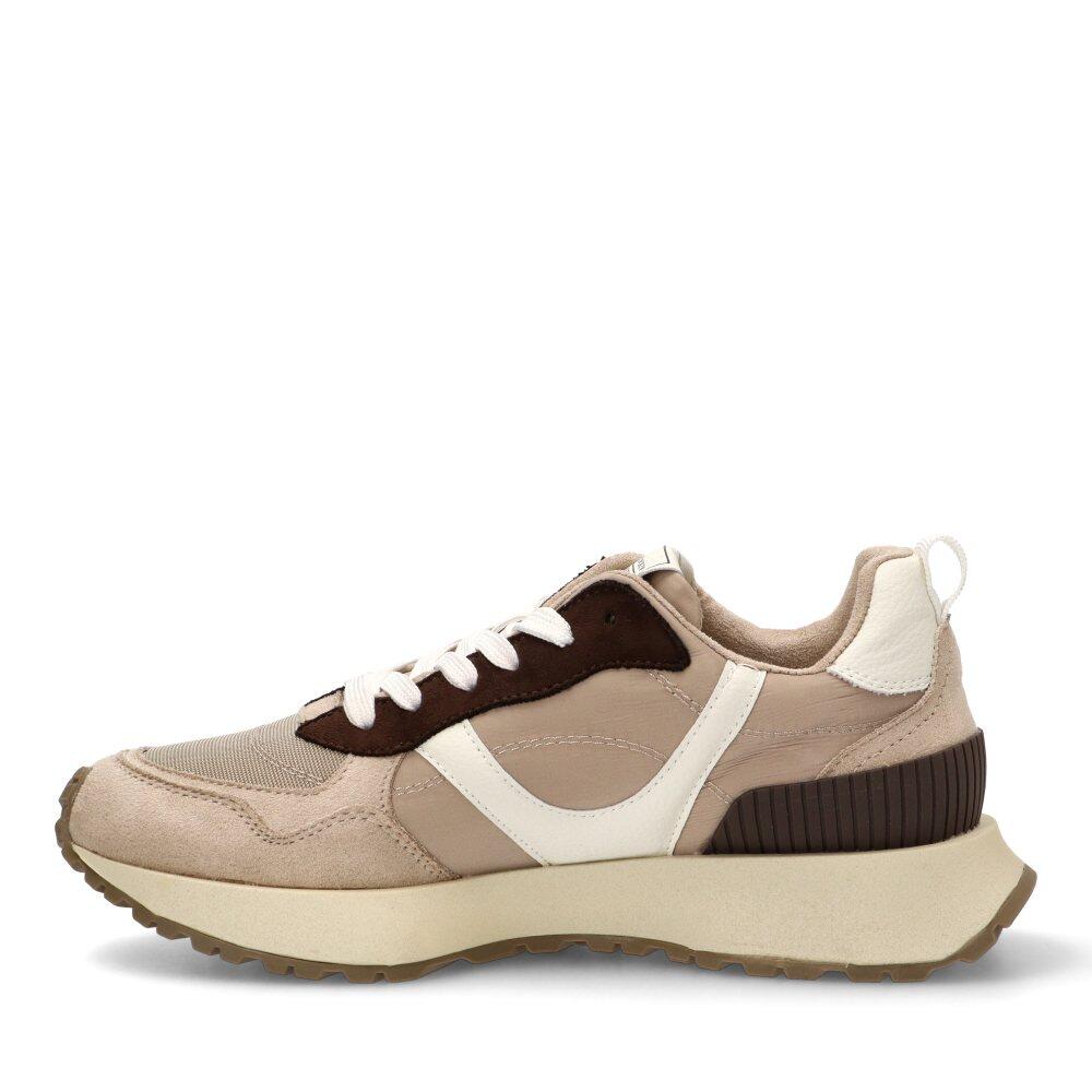 Deportivas Casual Mujer Suela Plana - Modelo M5560 Beige 3/6