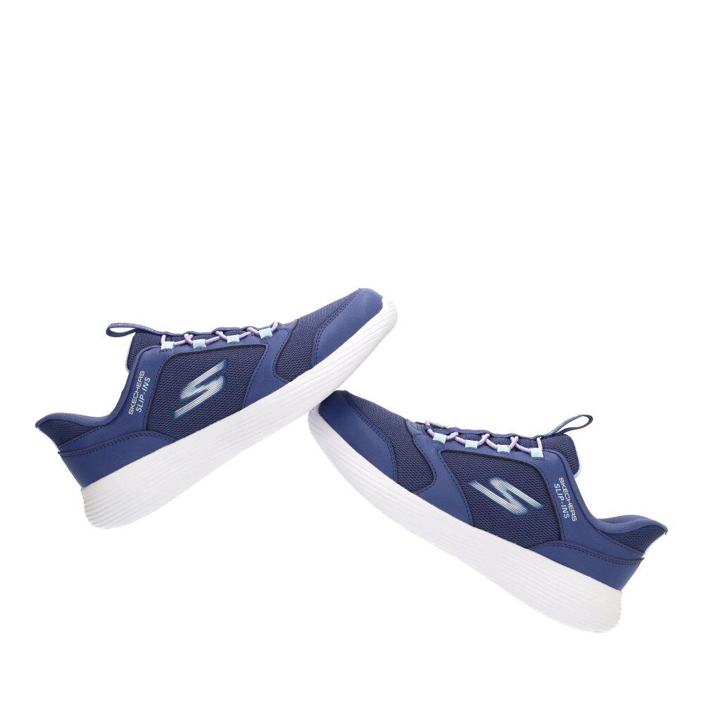 Deportivas Casual Mujer Suela Plana - Modelo 303855l Marino 5/6