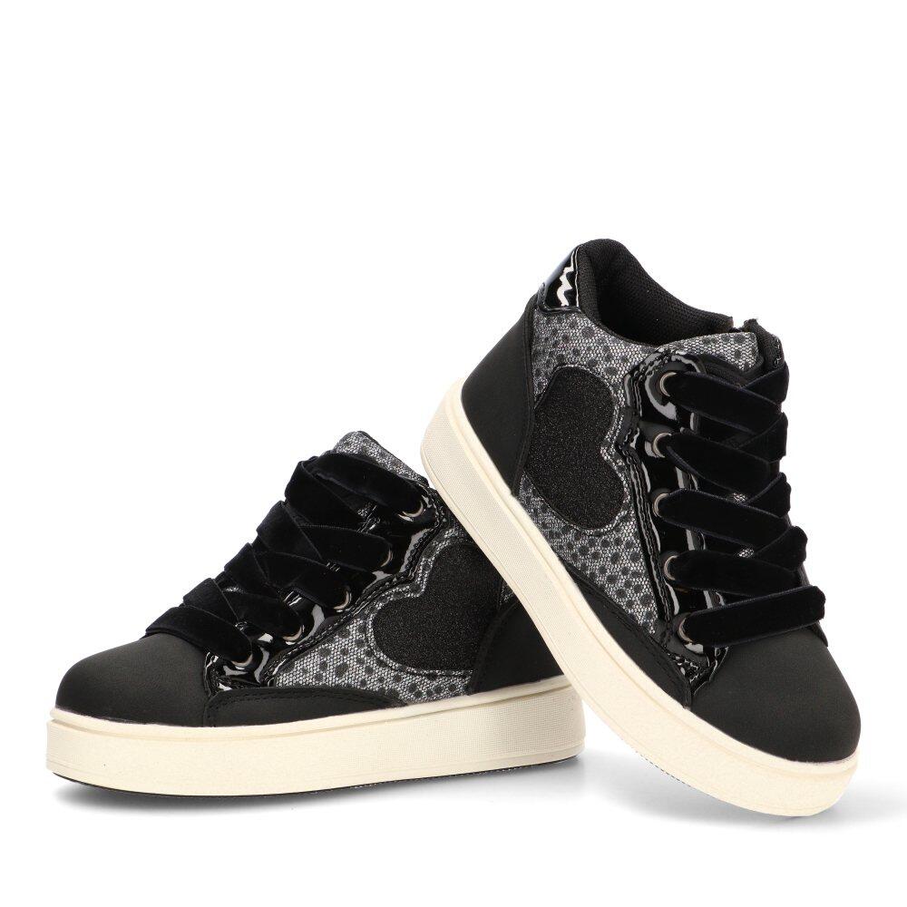 Deportivas Casual Niña Suela Plana - Modelo Rbs1515 Negro 5/6
