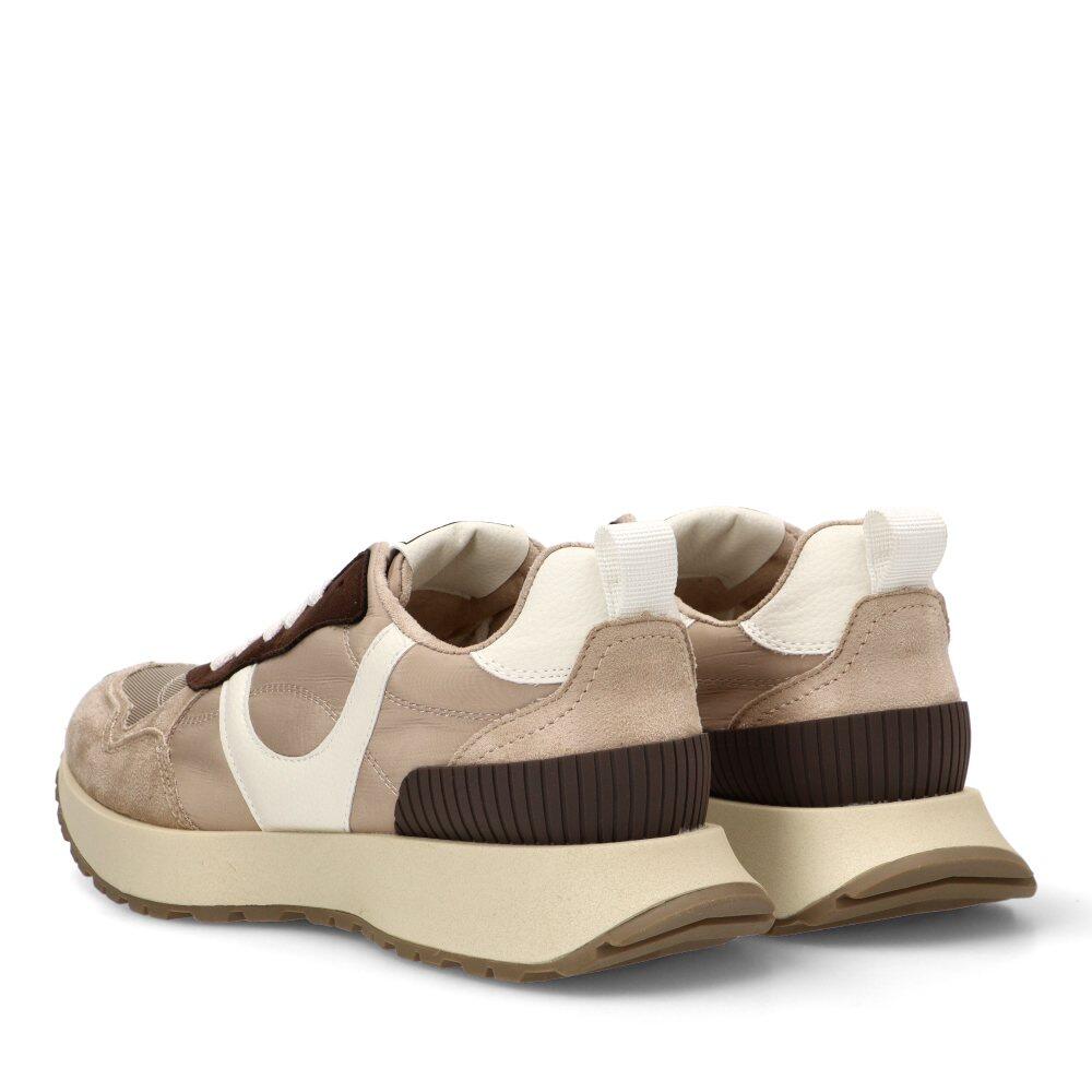 Deportivas Casual Mujer Suela Plana - Modelo M5560 Beige 4/6