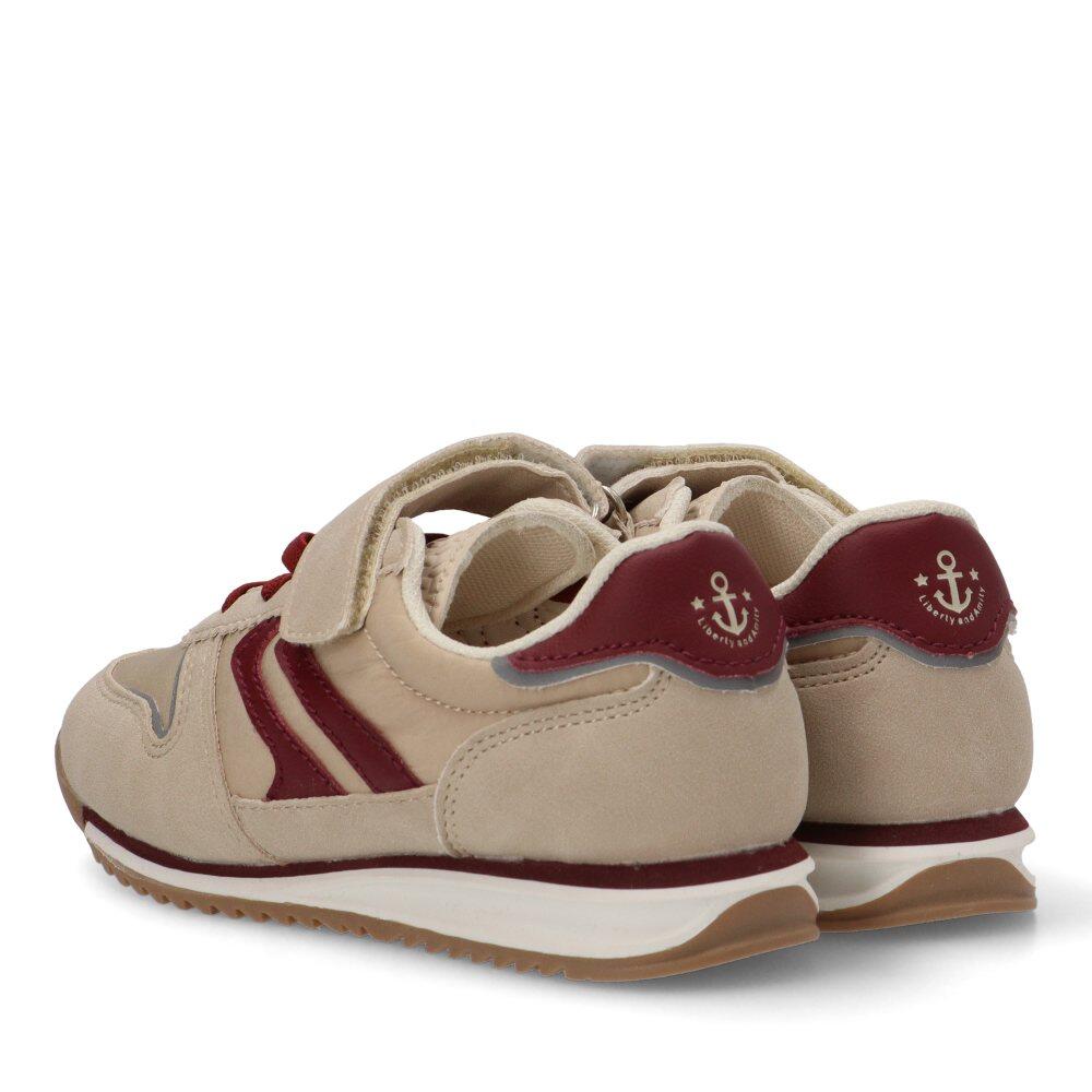 Deportivas Casual Niña Suela Plana - Modelo Rbs1505-s Beige 4/6