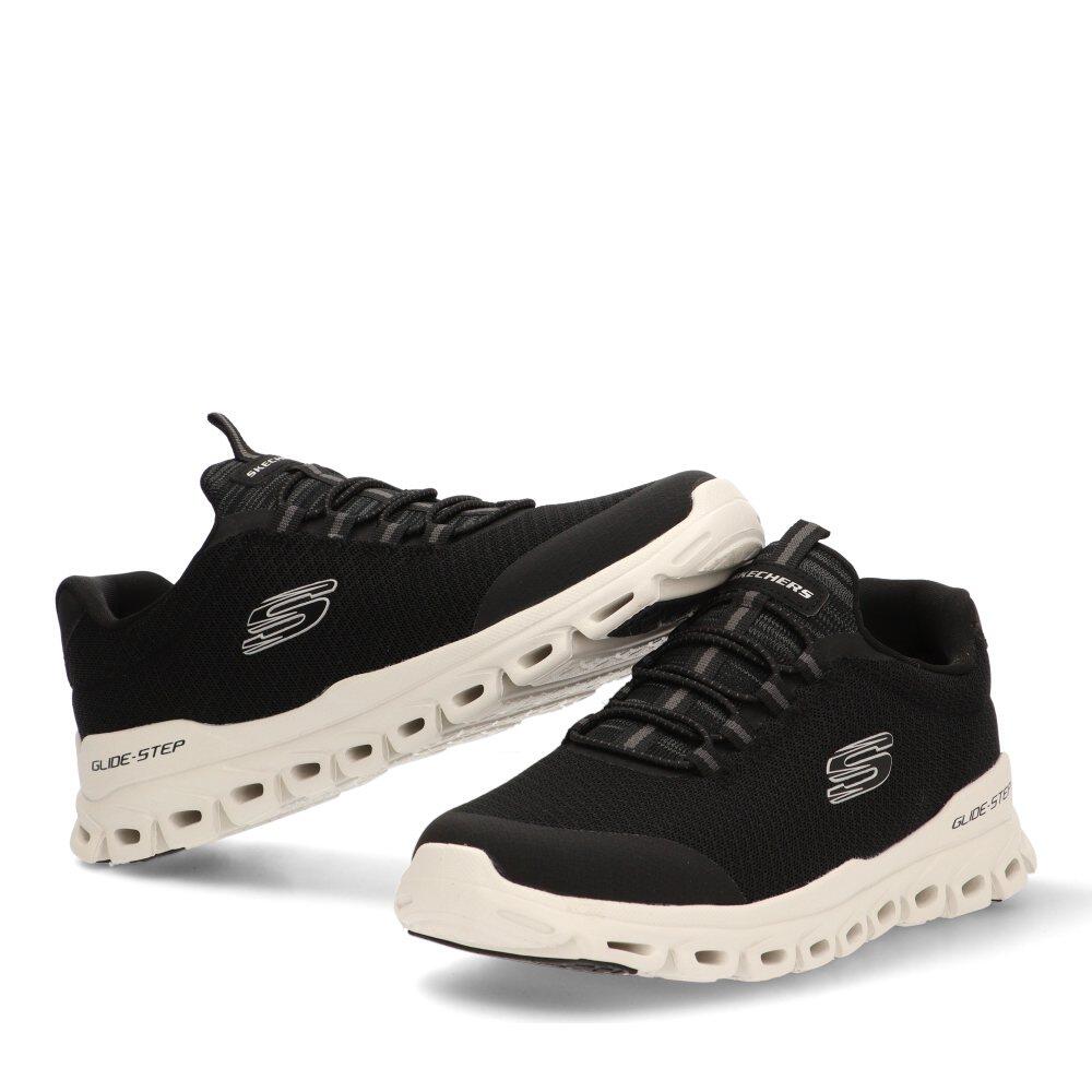 Deportivas Casual Hombre Suela Plana - Modelo 233012 Negro 5/6