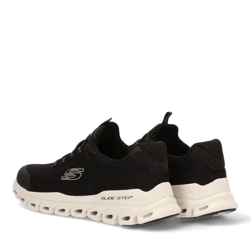 Deportivas Casual Hombre Suela Plana - Modelo 233012 Negro 4/6