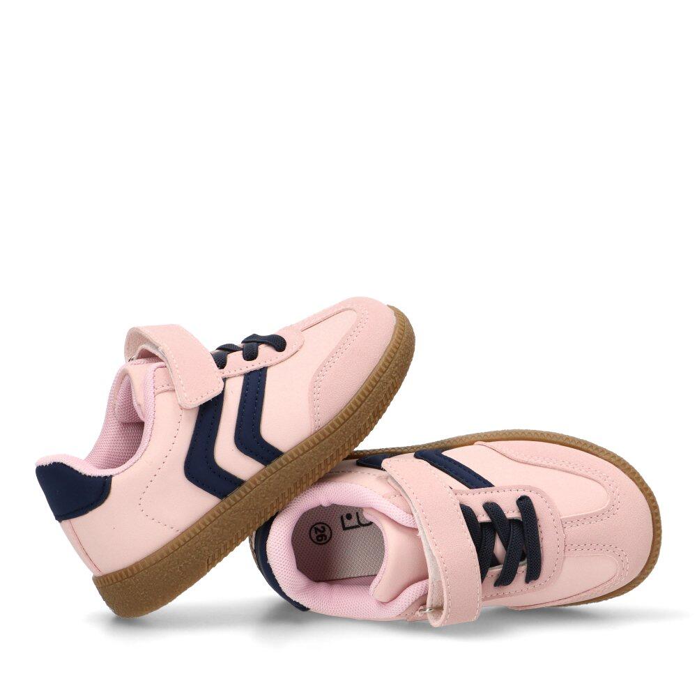 Deportivas Casual Niña Suela Plana - Modelo Rbs1329 Rosa 5/6