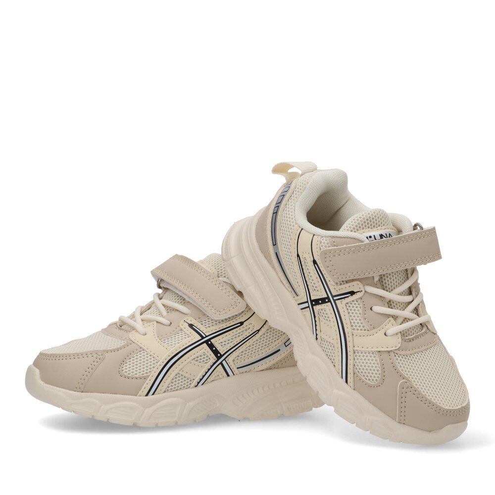 Deportivas Casual Niño Suela Plana - Modelo Rbs1154 Beige 5/6