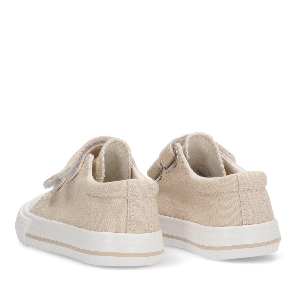 Deportivas Lona Niña Suela Plana - Modelo Rbs1263 Beige 4/6