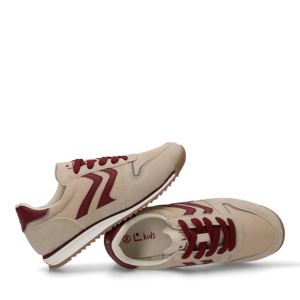 Deportivas Casual Niña Suela Plana - Modelo Rbs1505-l Beige 5/6