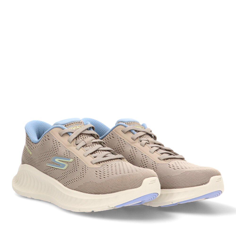 Deportivas Casual Mujer Suela Plana - Modelo 125643 Taupe 2/6