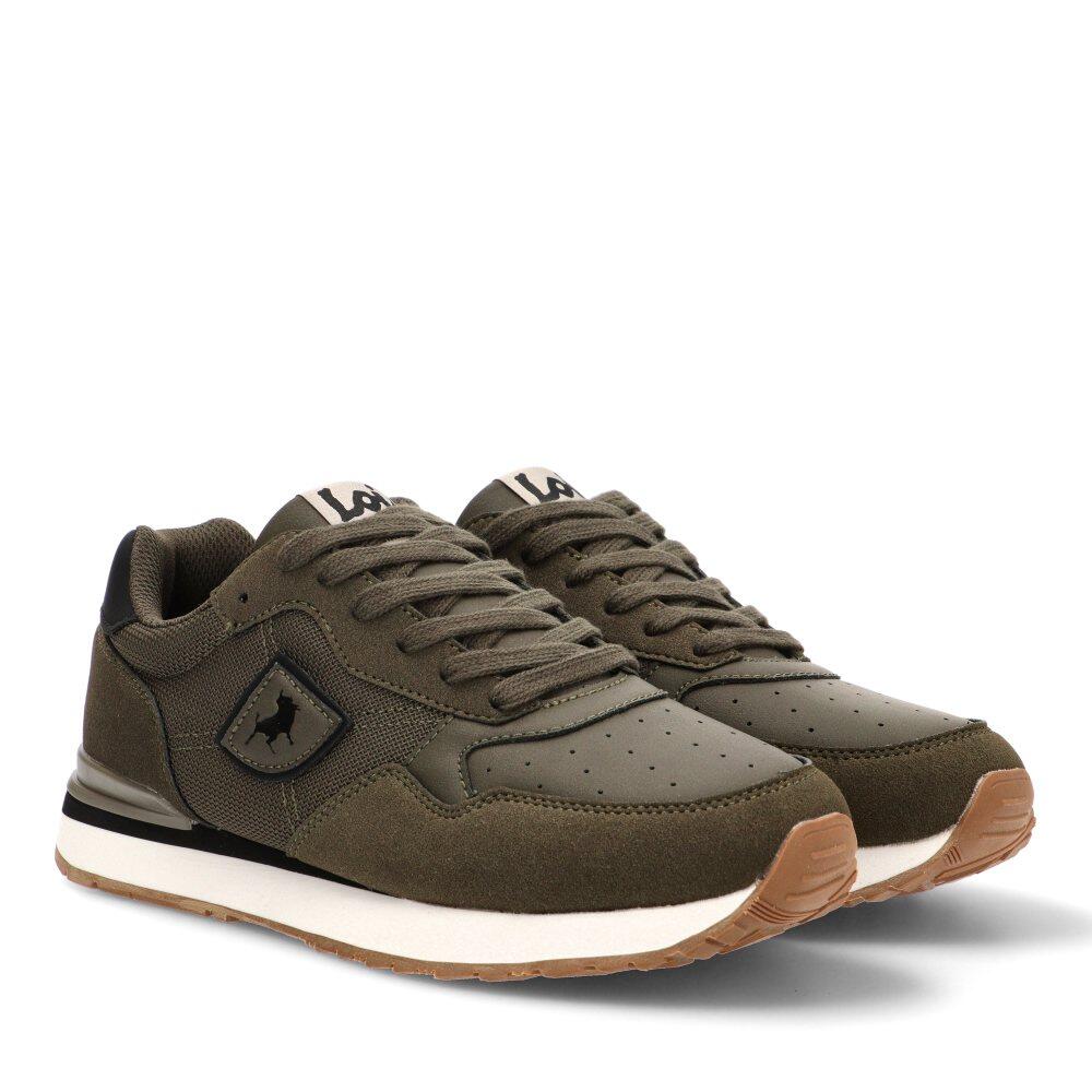 Deportivas Casual Hombre Suela Plana - Modelo 64480 Kakhi 2/6
